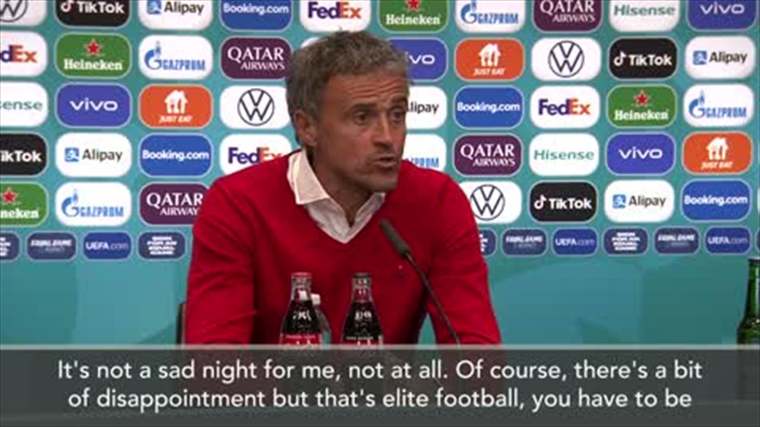 Euro 2020 video - 'Not a sad night for me' - Luis Enrique ...