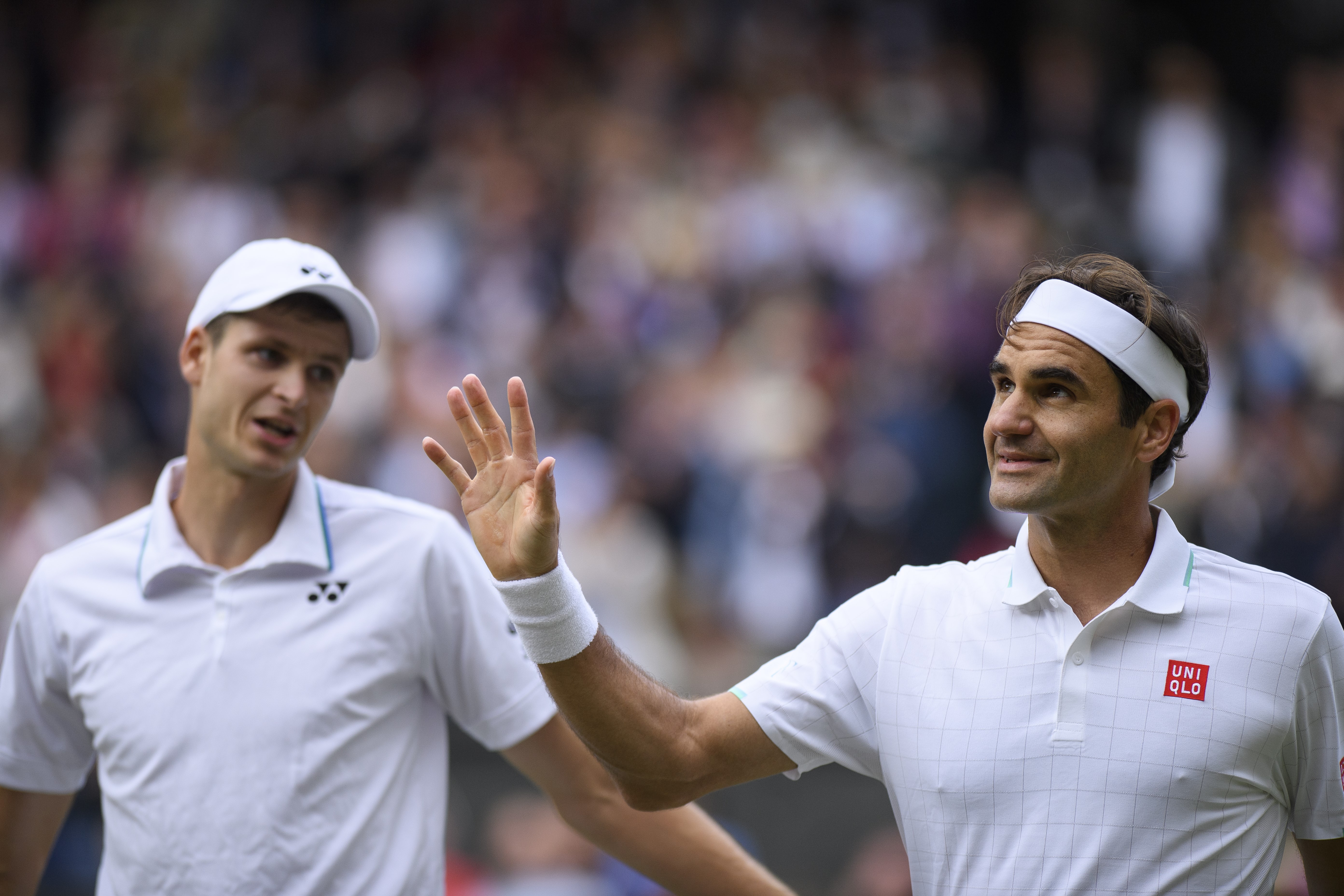 Hubert Hurkacz ve Roger Federer