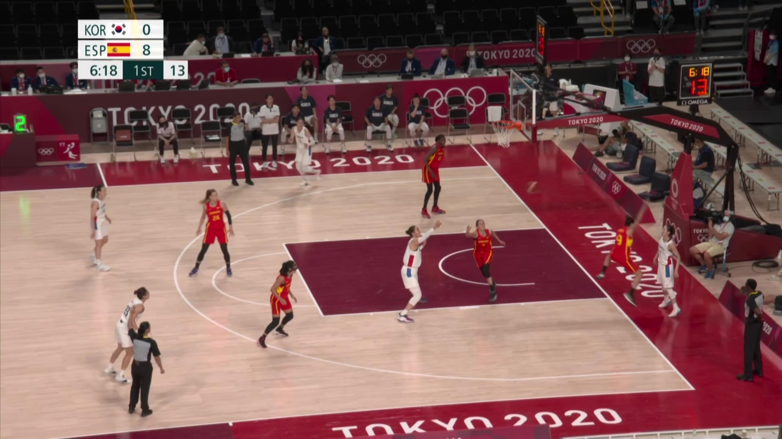Tokyo 2020 - Spain vs Korea - Basketball - Olympic Highlights