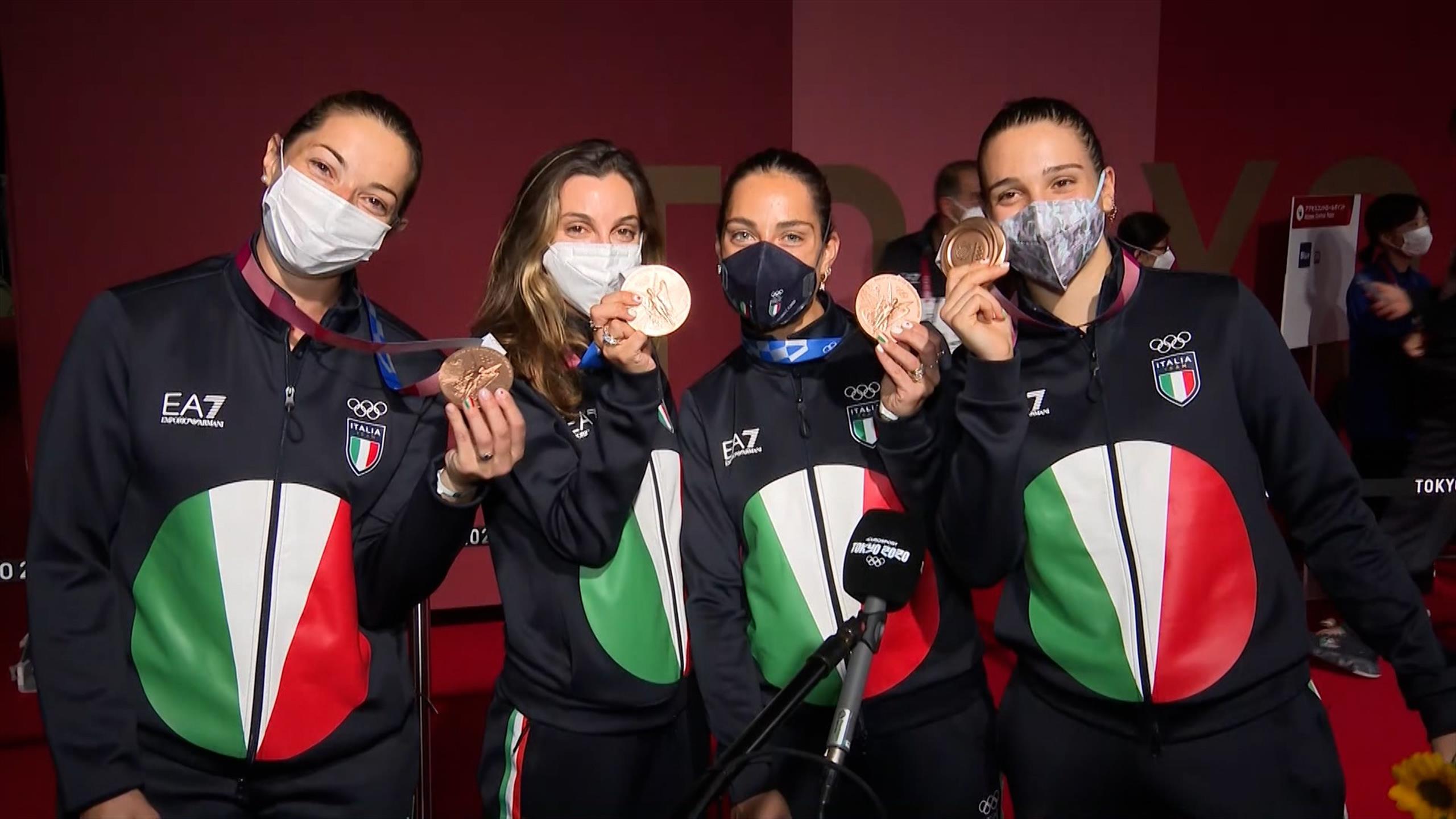 Olimpiadi Scherma, le ragazze della spada