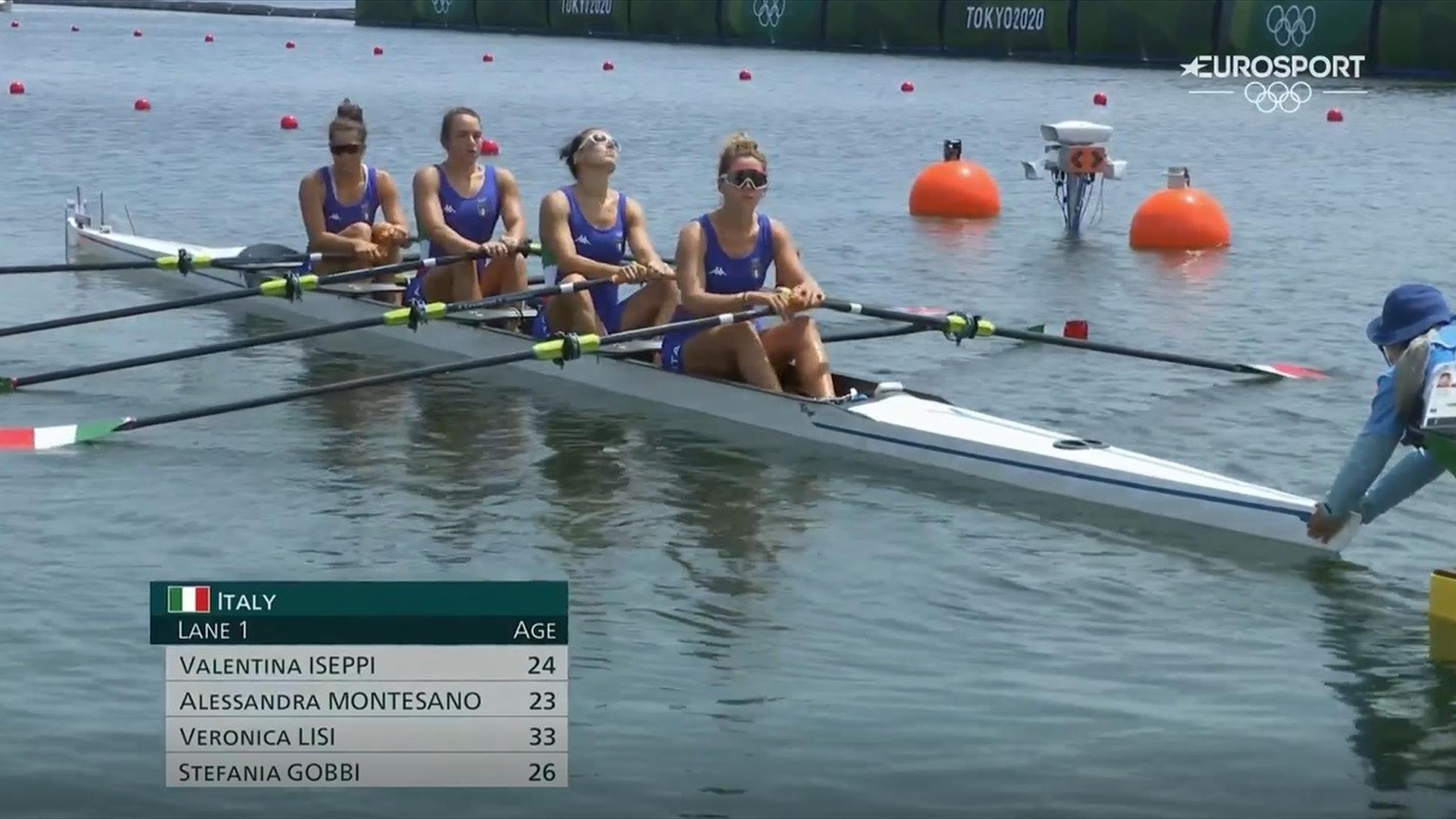 OLIMPIADI, CANOTTAGGIO ITALIA, 4° POSTO NEL QUATTRO DI COPPIA