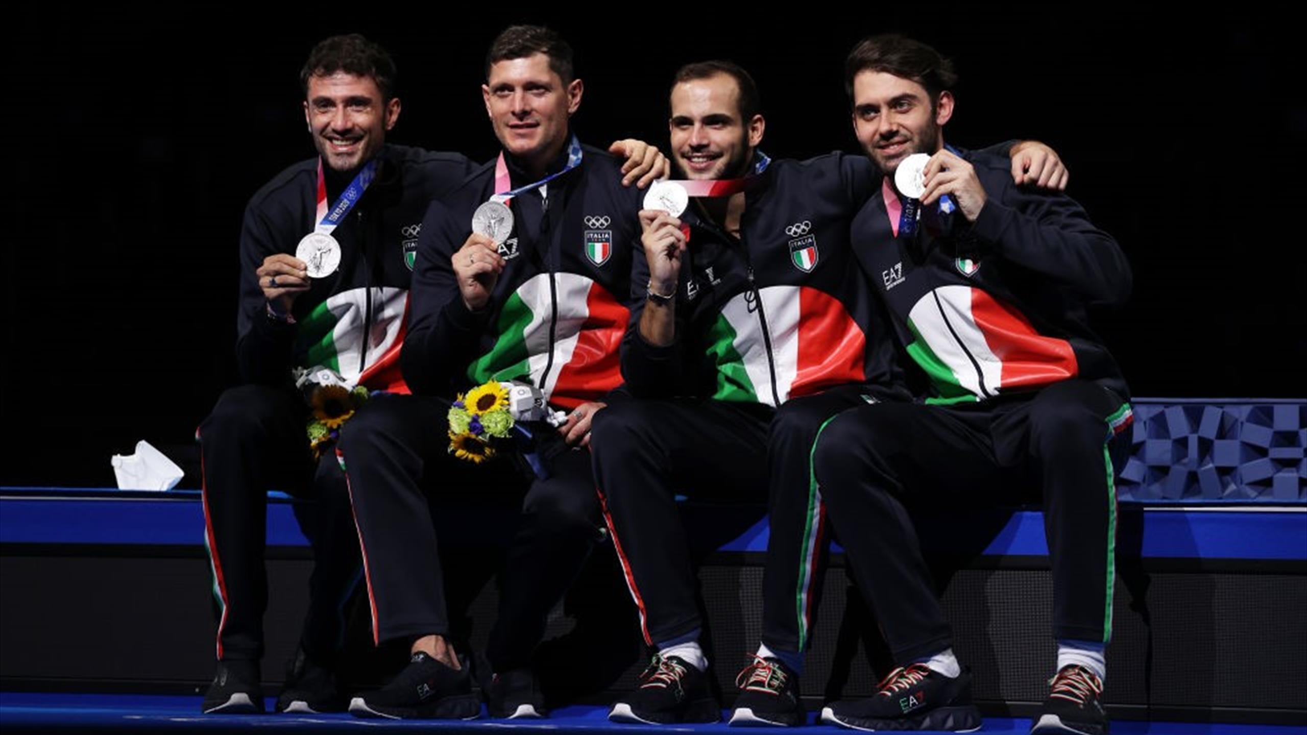 Olimpiadi Scherma, sciabola a squadre d'argento con Montano infinito
