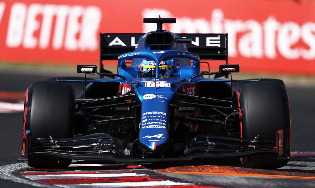 Fernando Alonso (Alpine) au Grand Prix de Hongrie 2021