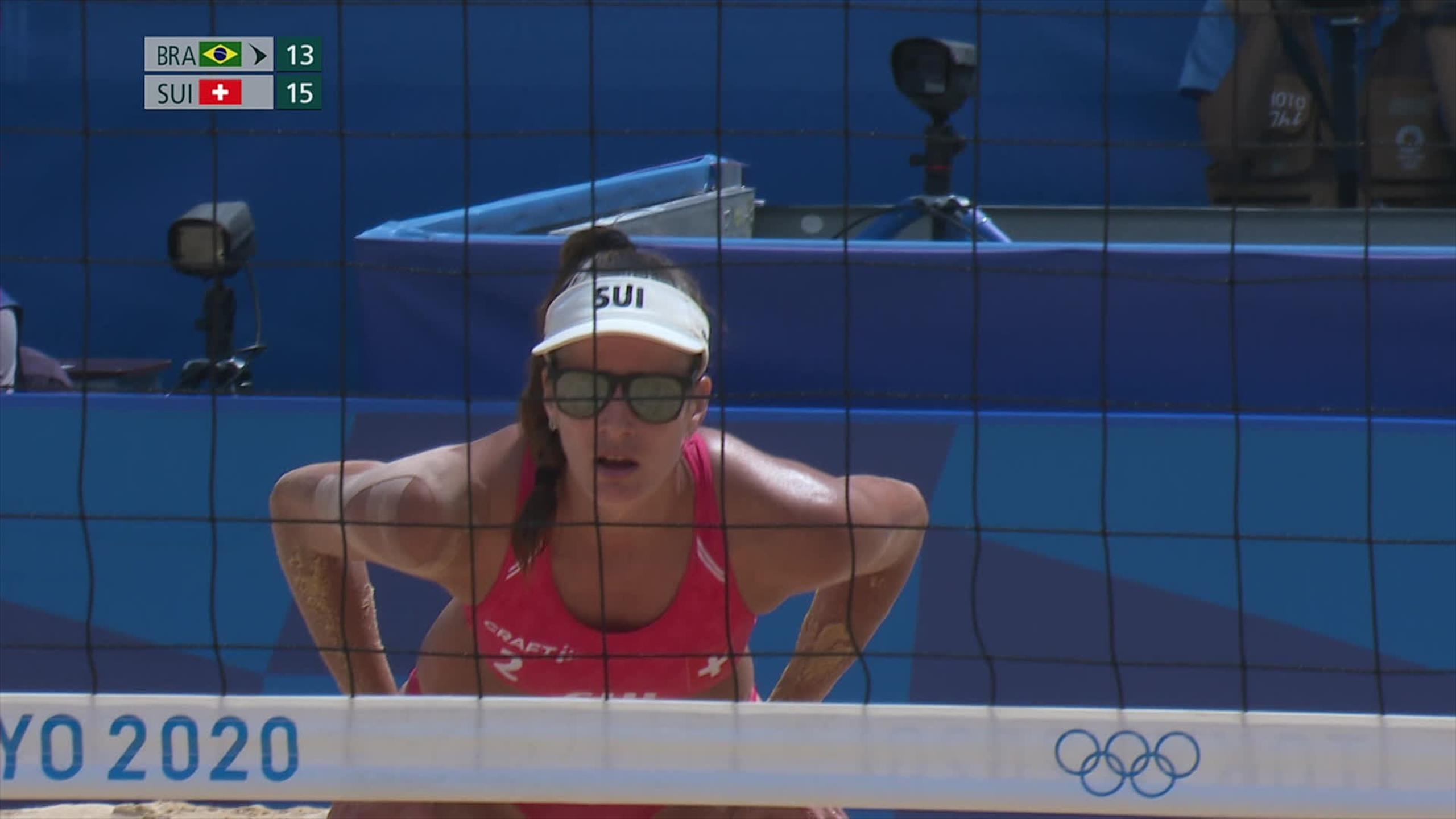 OLIMPIADI, BEACH VOLLEY FEMMINILE VERGEDEPRE/HEIDRICH VS ANA PATRICIA