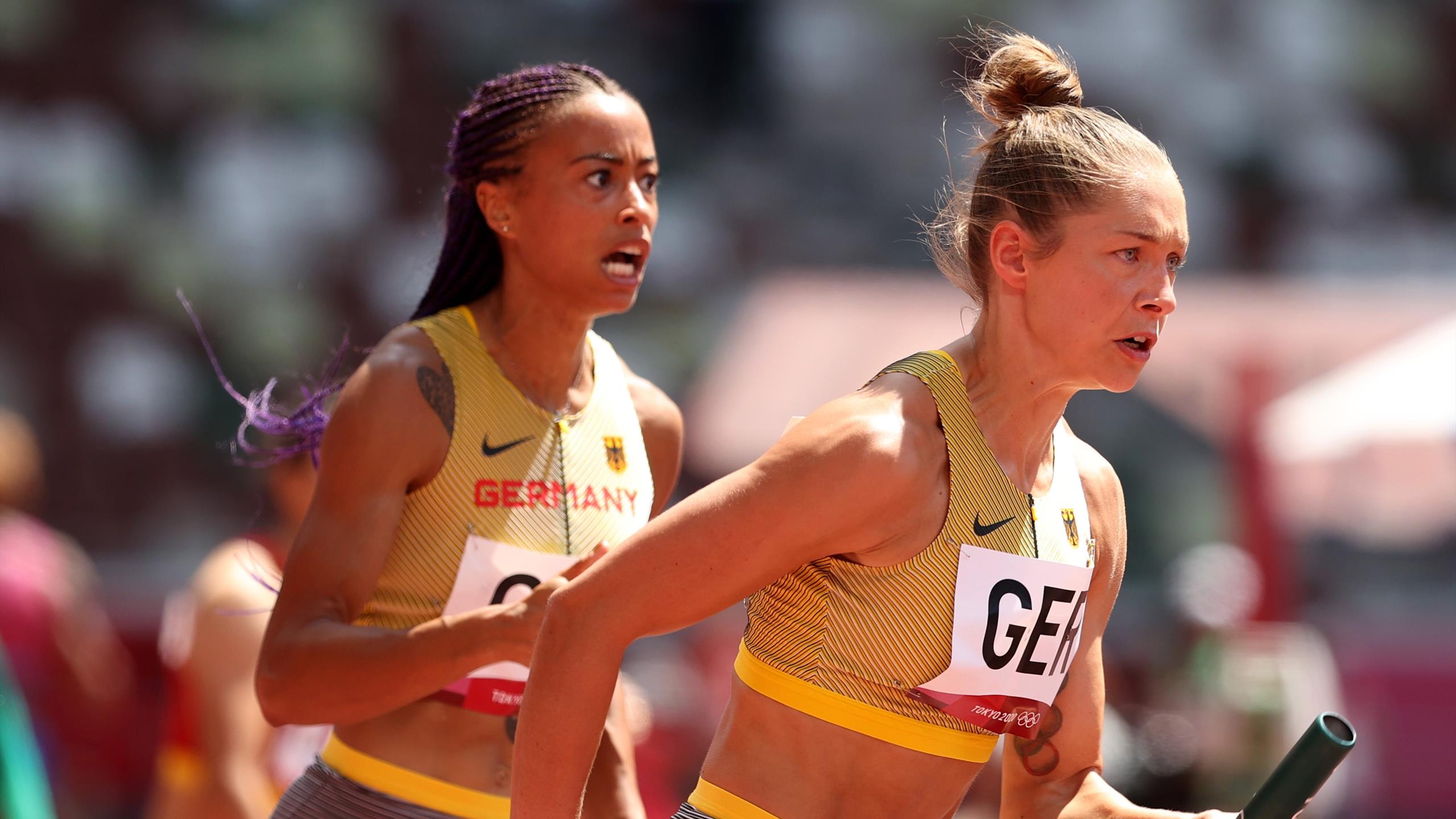 Olympia 2021 Deutsche Sprinterinnen Erreichen Staffel Finale Chance Auf Erste Medaille Seit 33 Jahren Eurosport