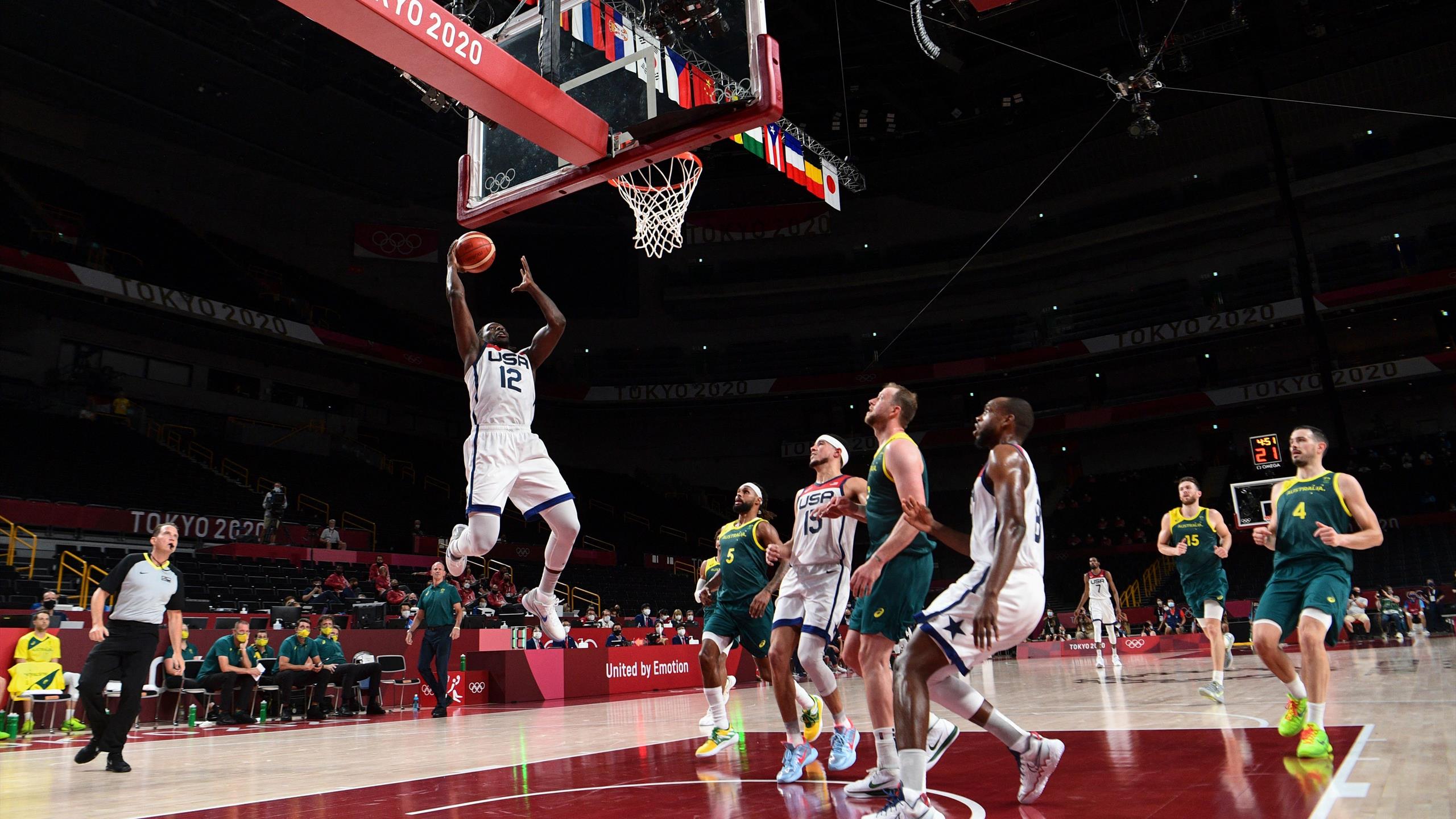 Tokyo 2020 United States Vs Australia Basketball Mens Semi Final Olympia Highlights 2790