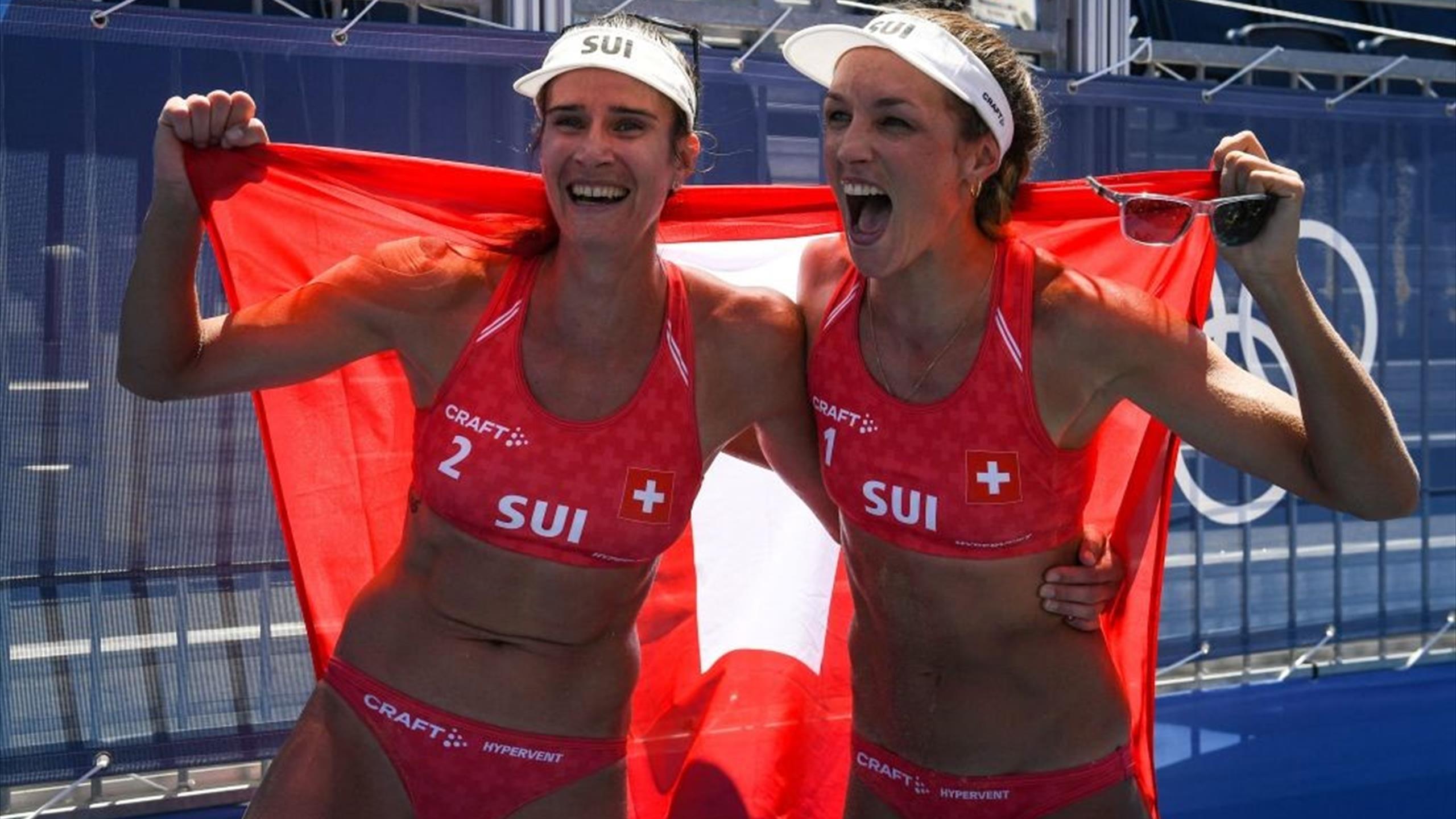 Tokyo 2020 Switzerland vs. Latvia Beachvolleyball Olympia Highlights Beachvolleyball