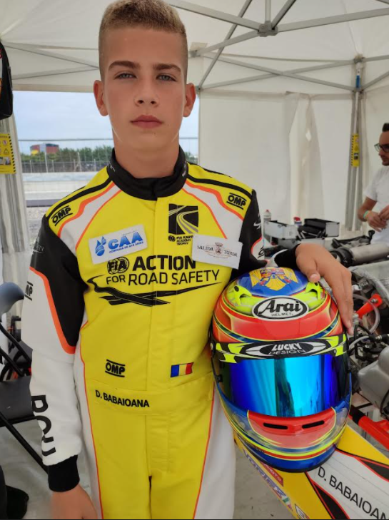 Darius Babaioana, campion național karting