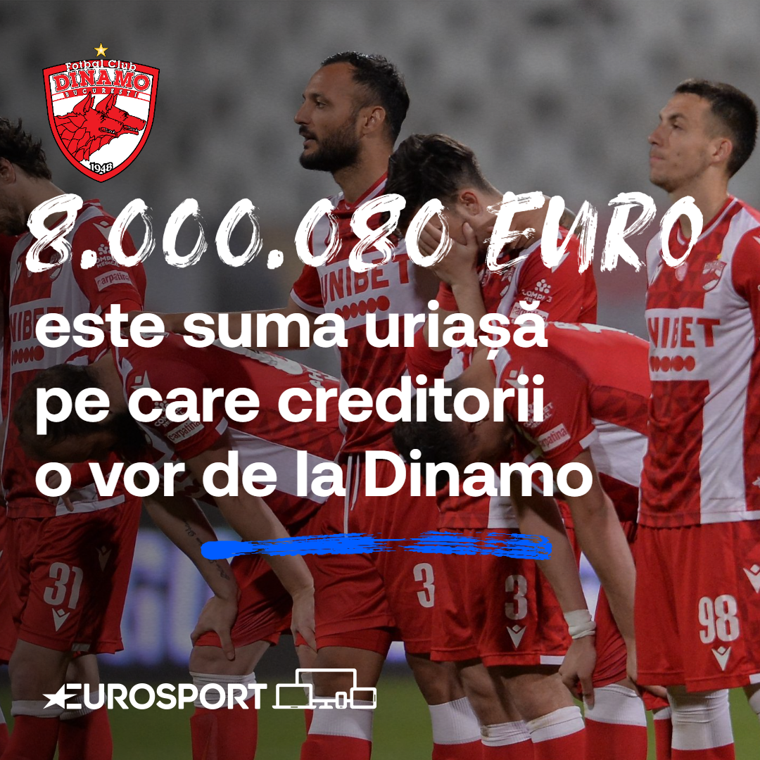 Dinamo are de dat peste 8 milioane de euro