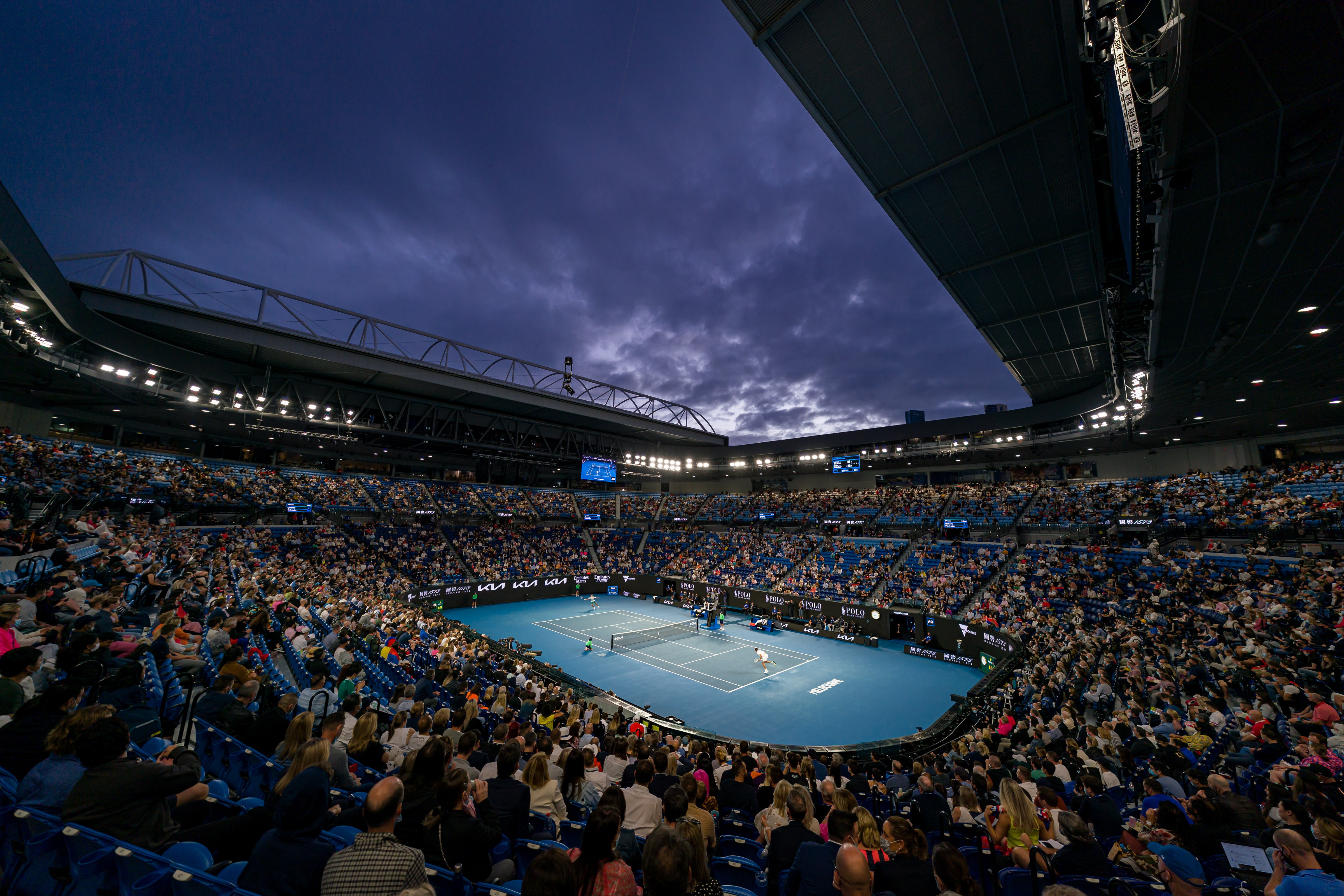 Crowds were in attendance for most of the 2021 Australian Open