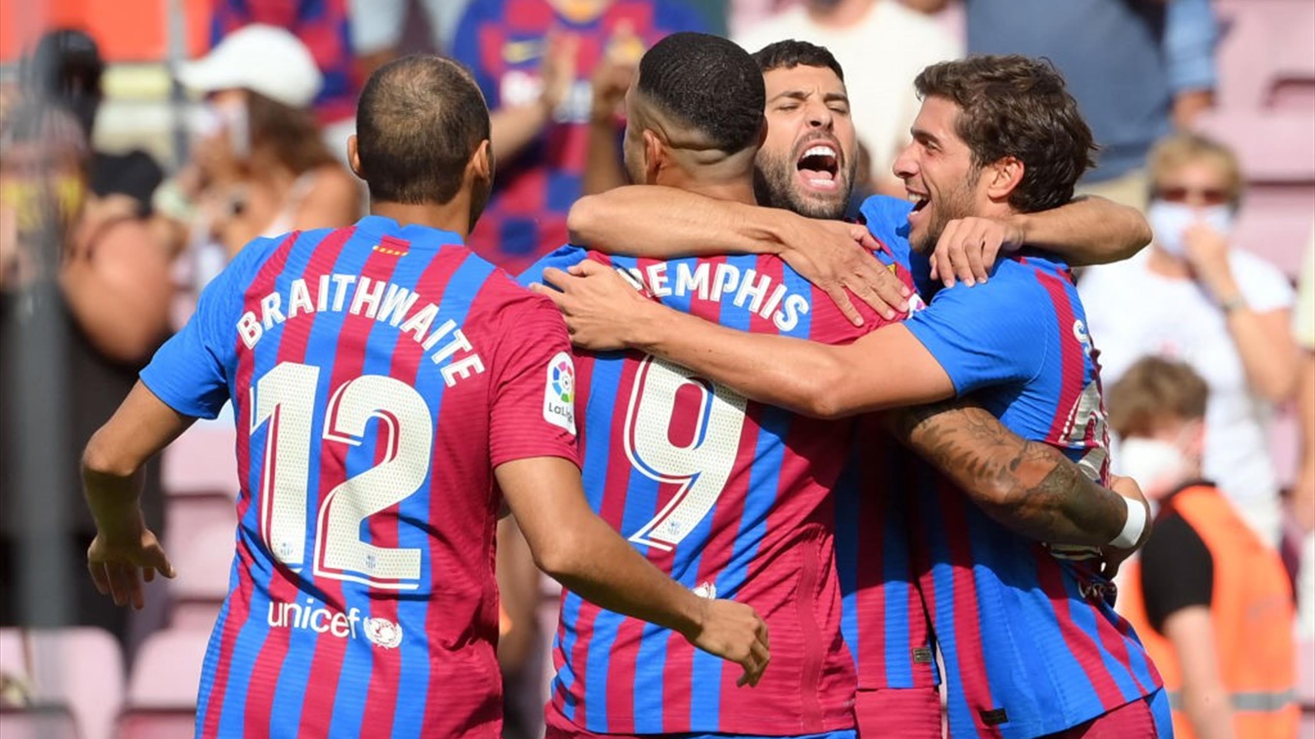 Barcelona Getafe Resumen Y Resultado Del Partido Jornada 3 Laliga Santander 2021 2022 Eurosport
