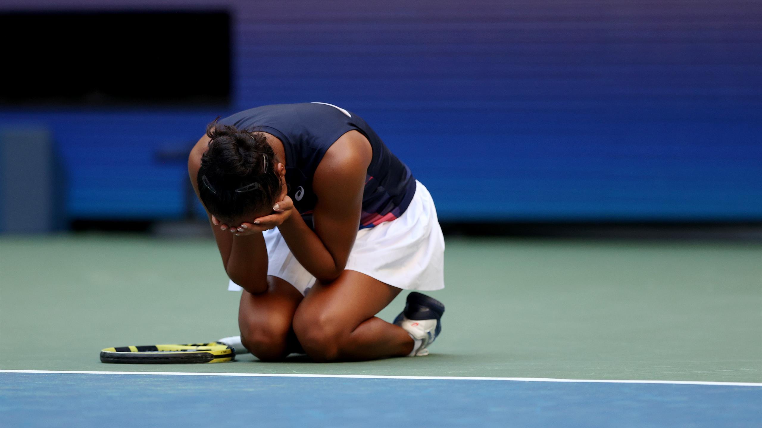 US Open 2021 Fernandez sinkt nach verwandeltem Matchball gegen