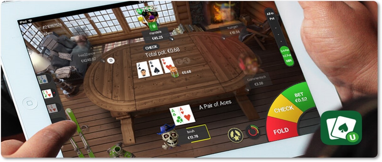 Poţi juca poker pe Unibet de pe mobil sau tabletă