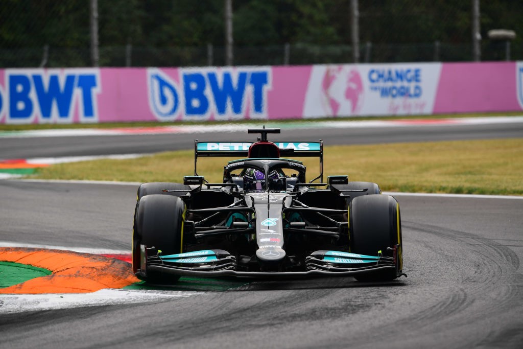 Lewis Hamilton (Mercedes) au Grand Prix d'Italie 2021