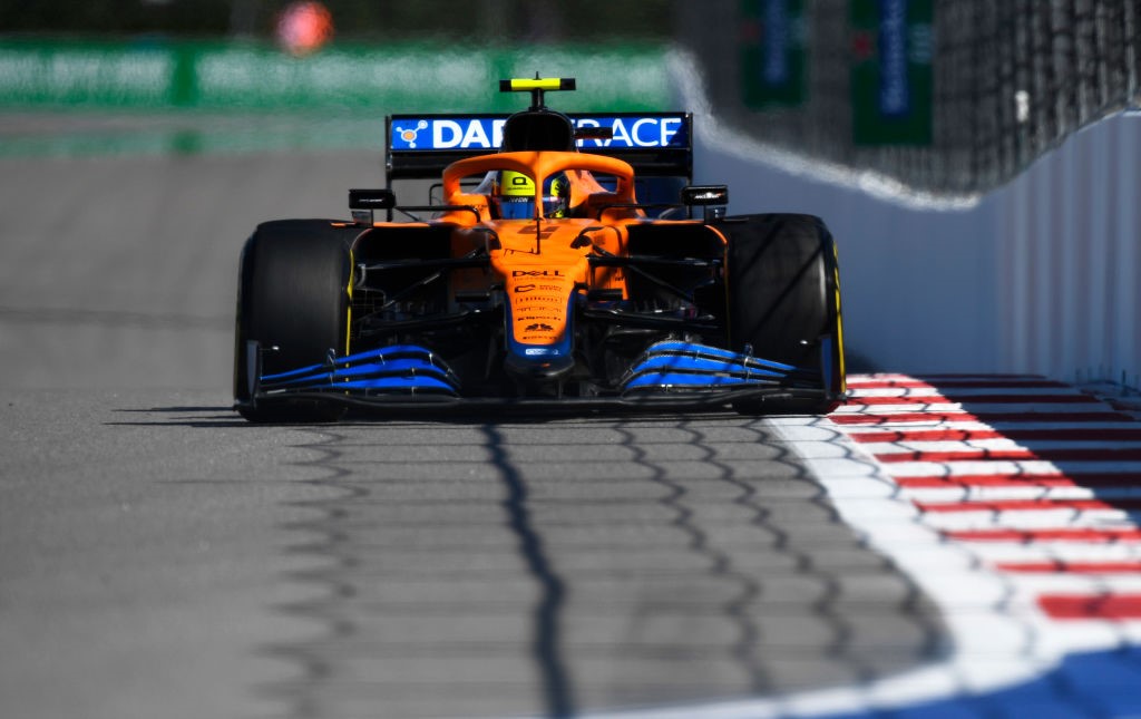 Lando Norris (McLaren) au Grand Prix de Russie 2021