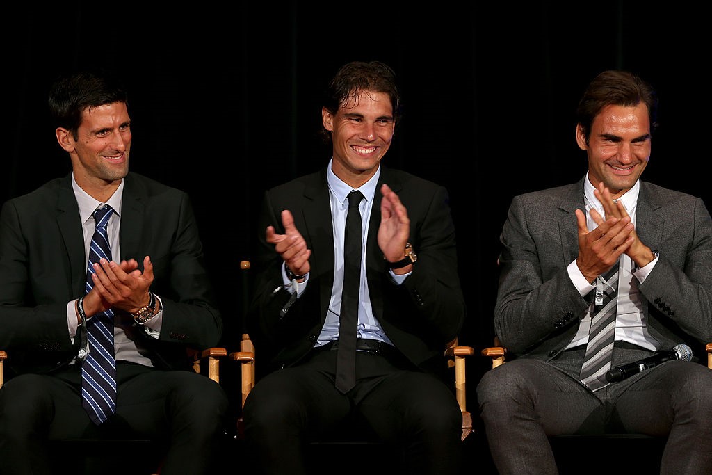 Djokovic, Nadal y Federer.