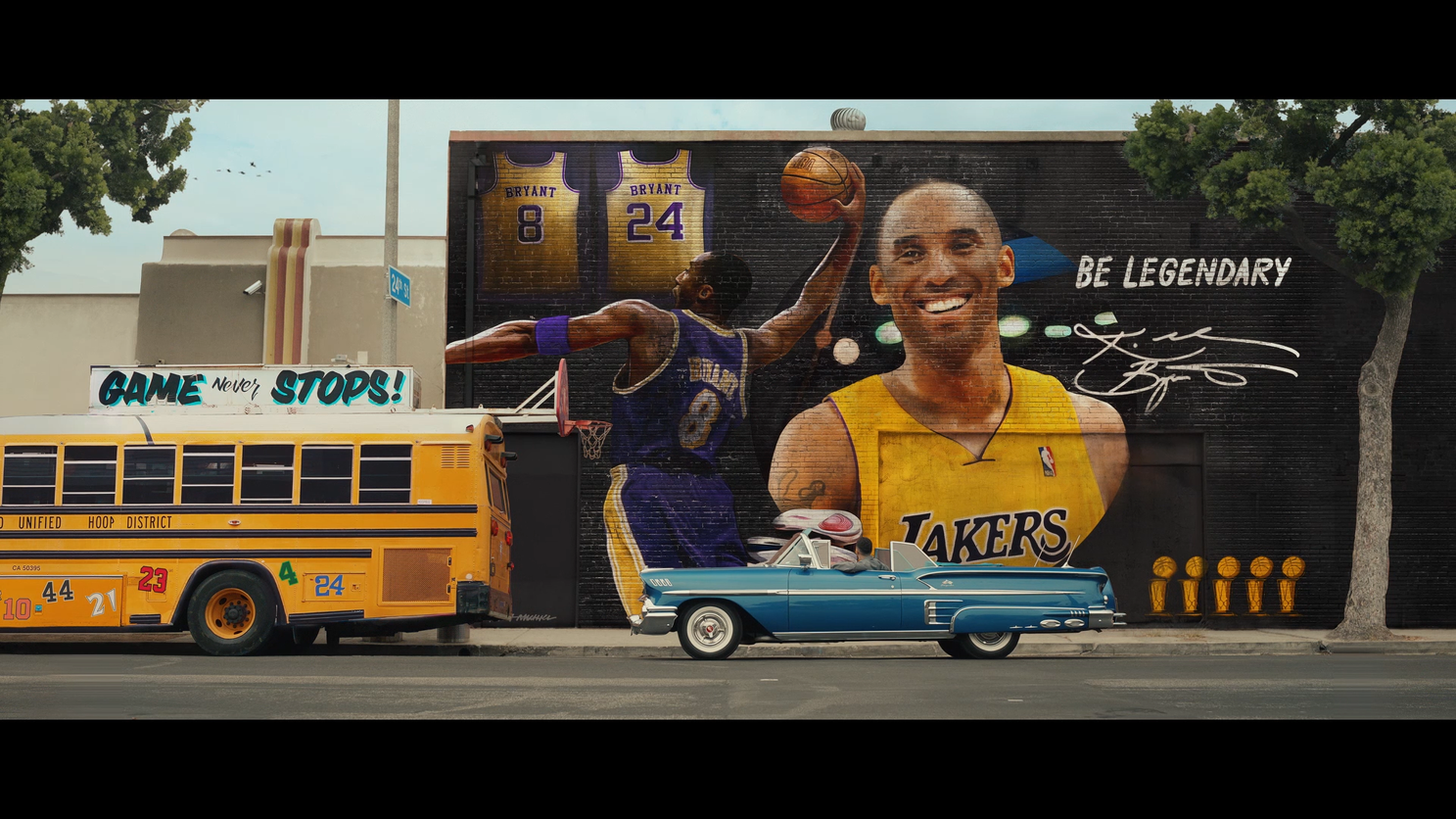 Il riferimento a Kobe Bryant nello spot "NBA Lane"