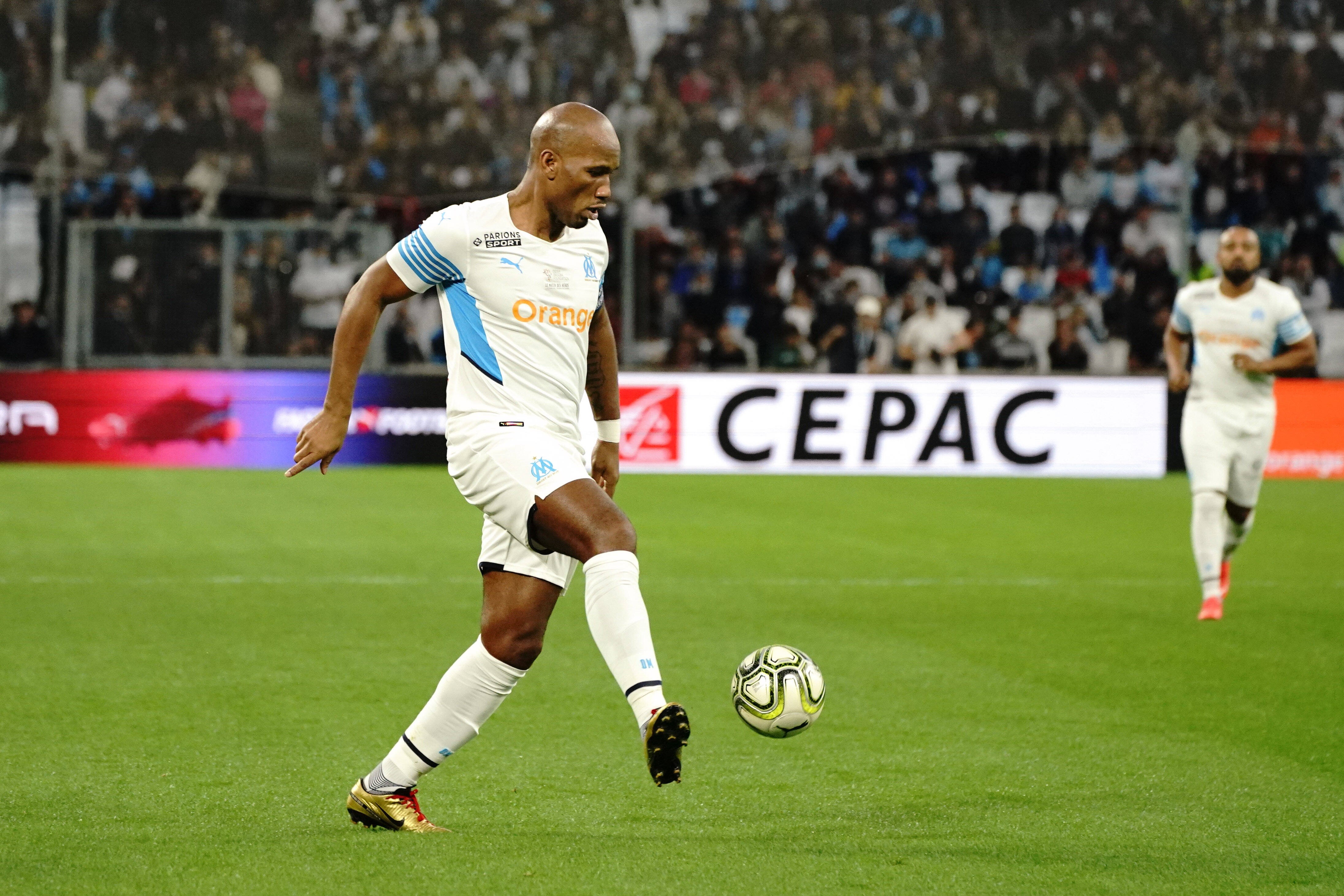Maillot Pro OM Marseille - Drogba - Match Des Héros 2021-2022 - Taille M