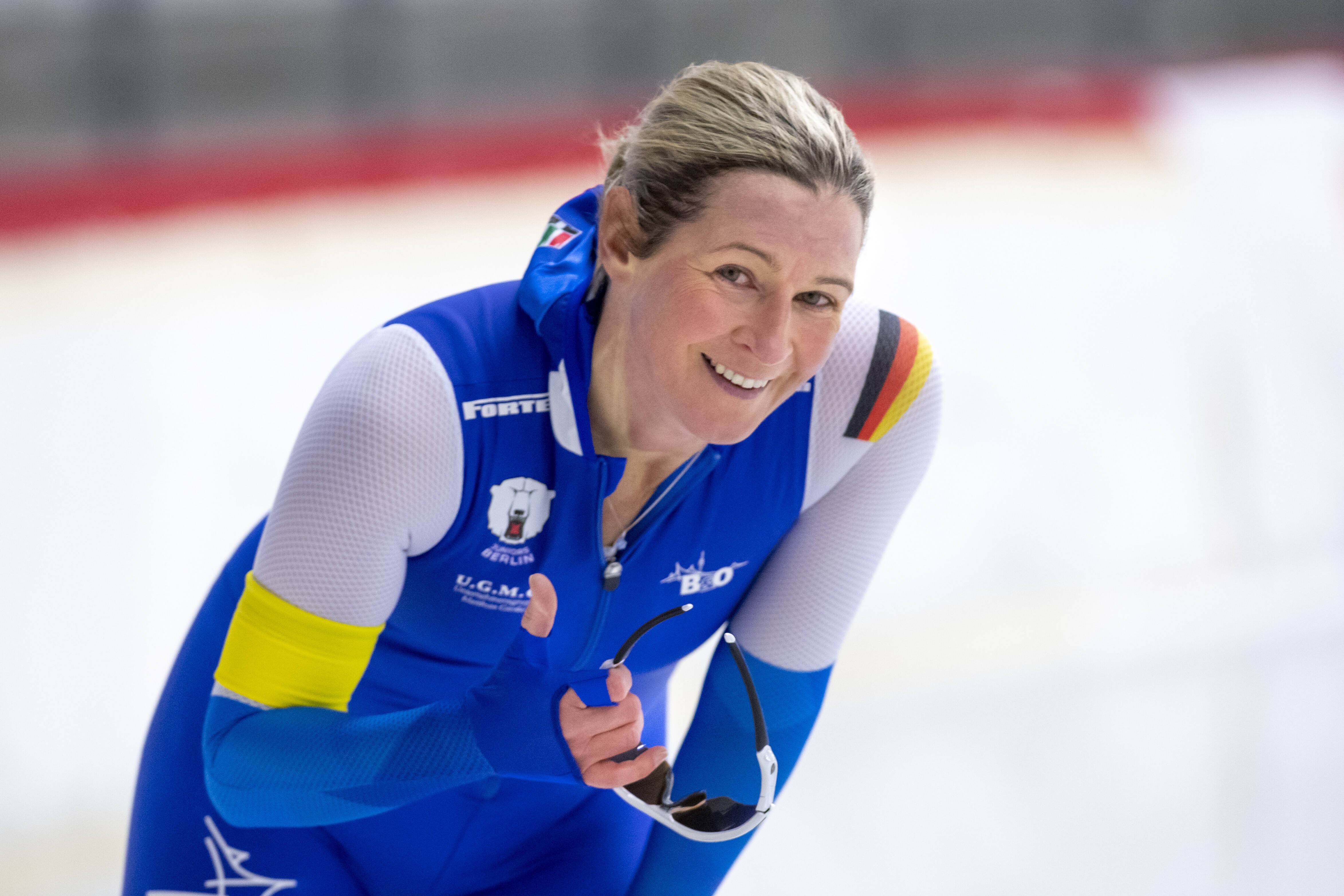 Claudia Pechstein gewinnt ihren 40. nationalen Titel