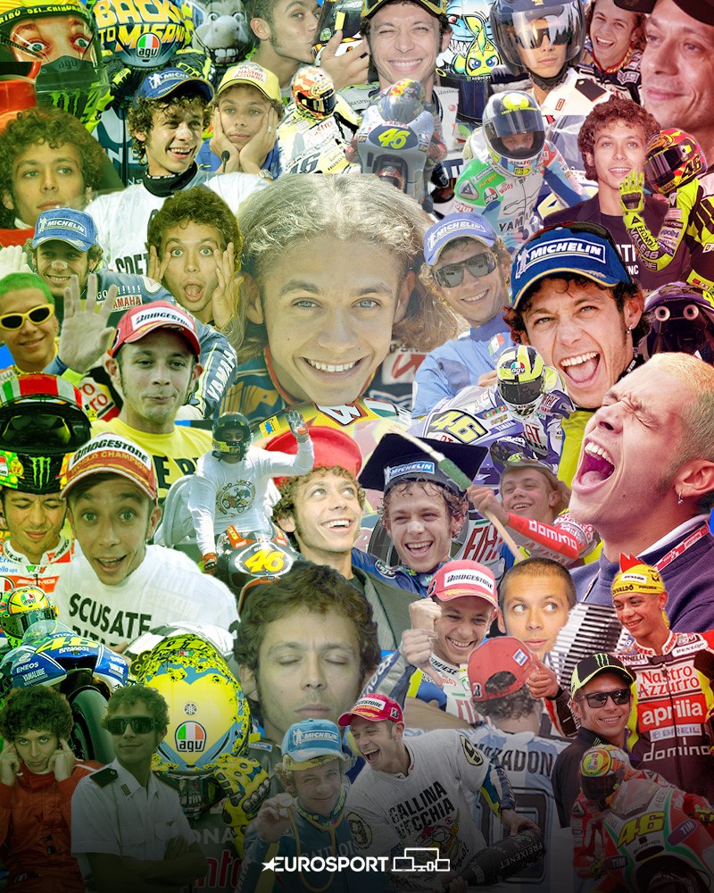 I 46 volti di Valentino Rossi