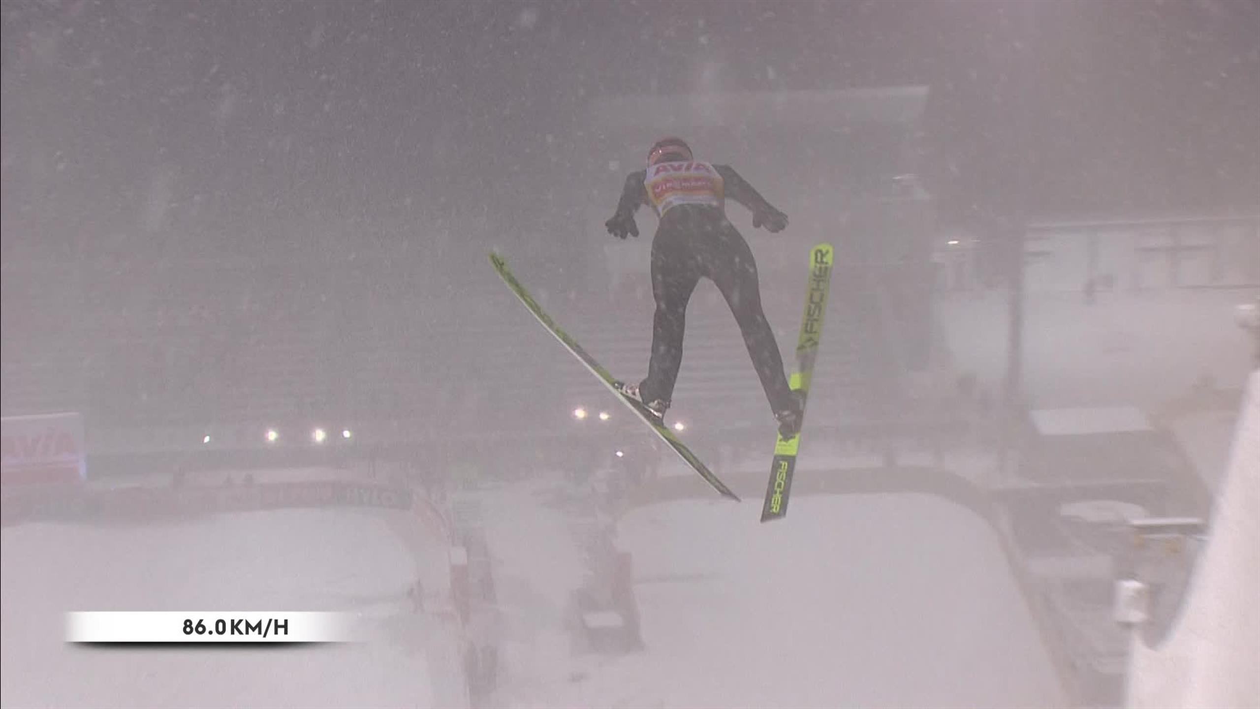 Salto con gli sci, Coppa del Mondo Che salto nella neve Geiger si