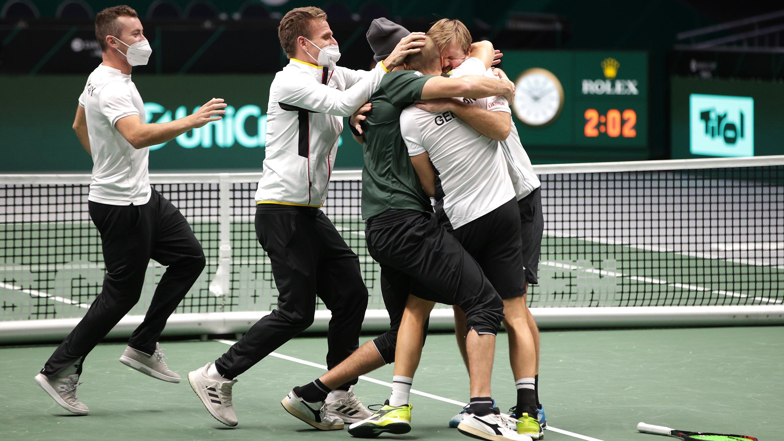 Davis Cup Deutschland schlägt Großbritannien und steht erstmals seit