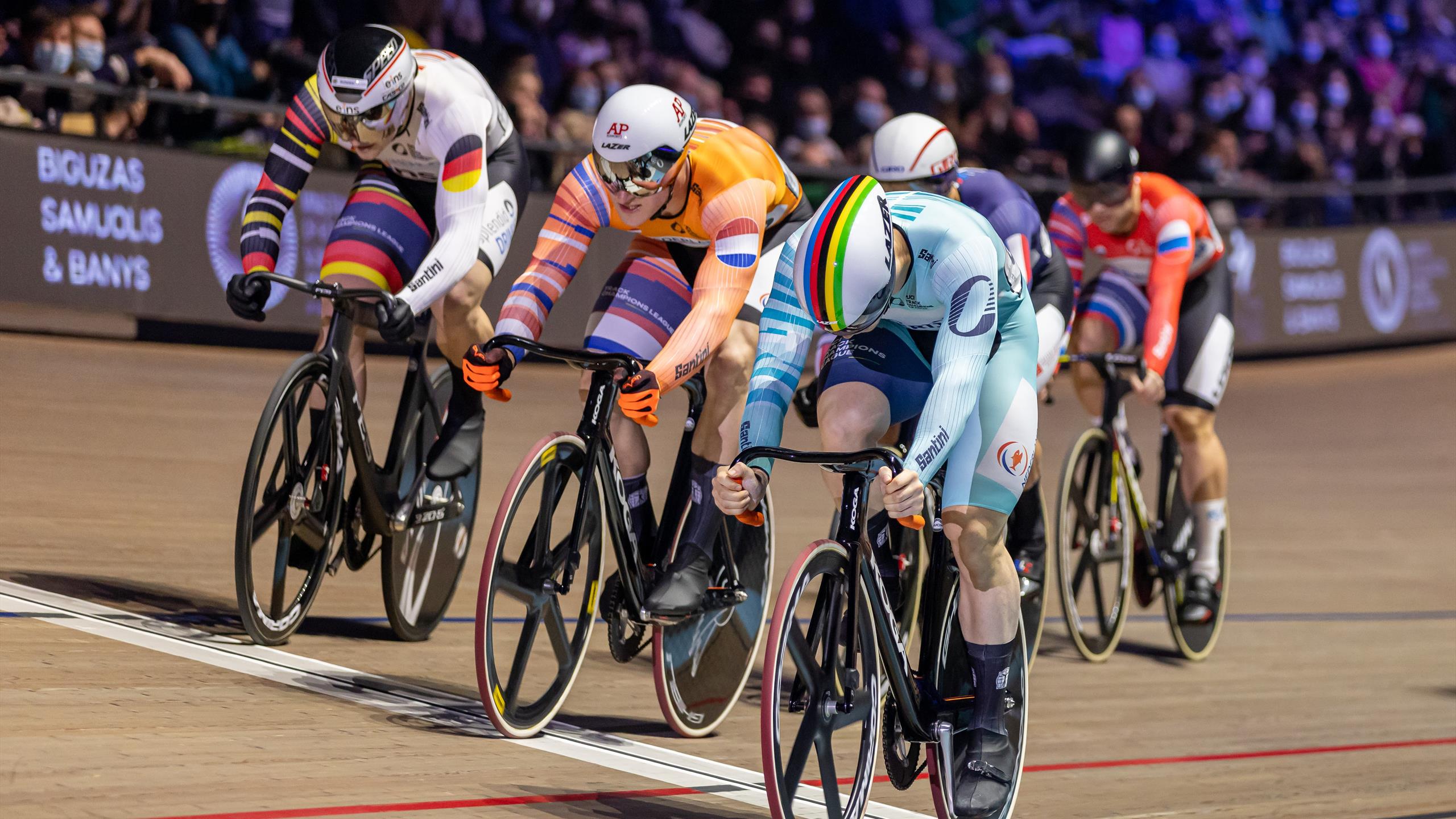 UCI Track Champions League Harrie Lavreysen survole le keirin, Rayan Helal 4e la course en UCI Track Champions League Harrie Lavreysen survole le keirin, Rayan Helal 4e la course en