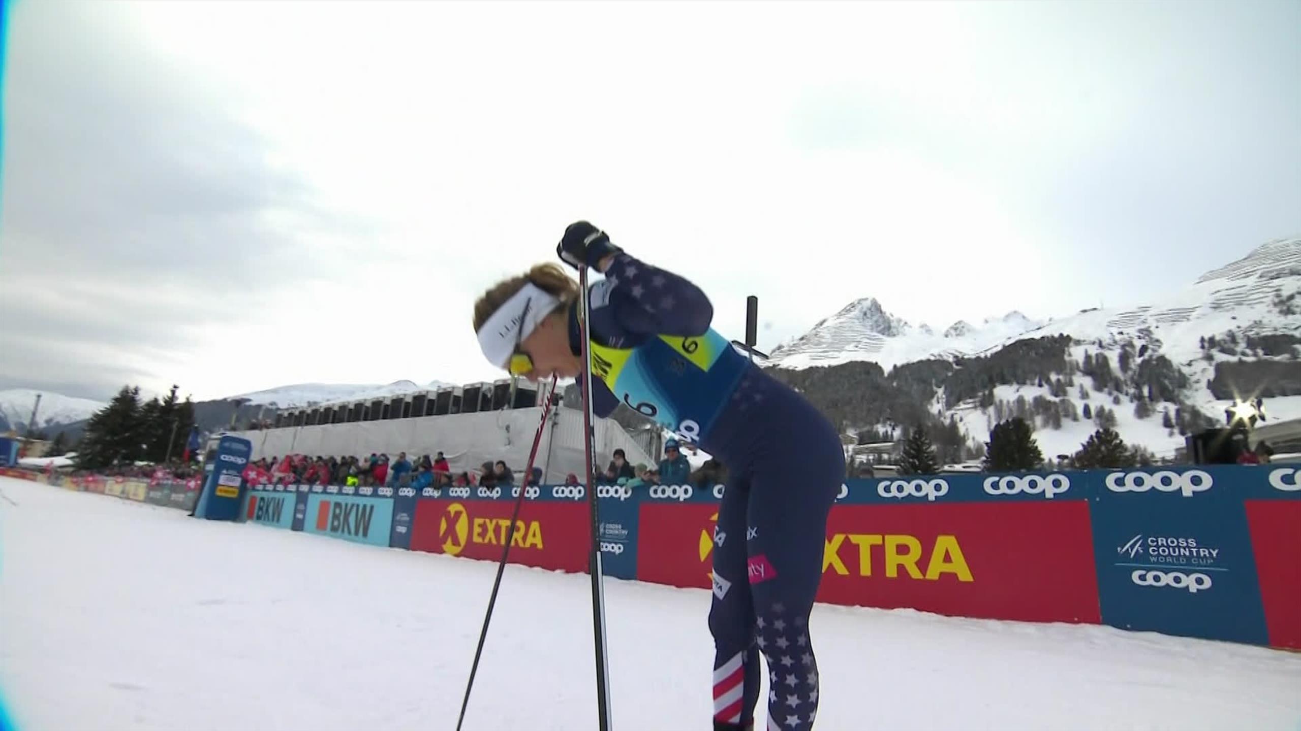 Johaug triumphs in women's sprint 10km freestyle in Davos Cross