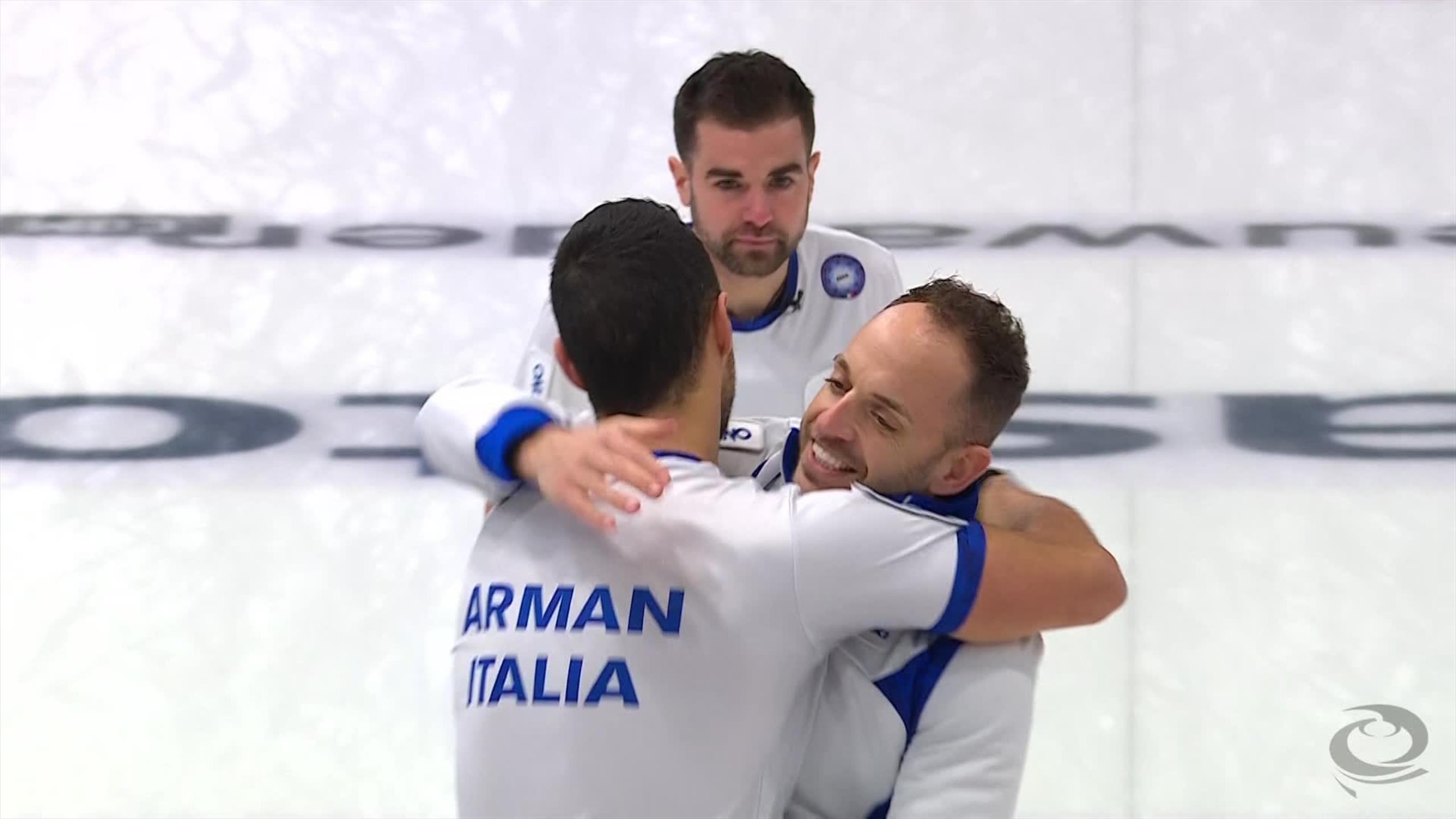 Curling, si va a Pechino 2022! La gioia della nazionale italiana maschile Curling video