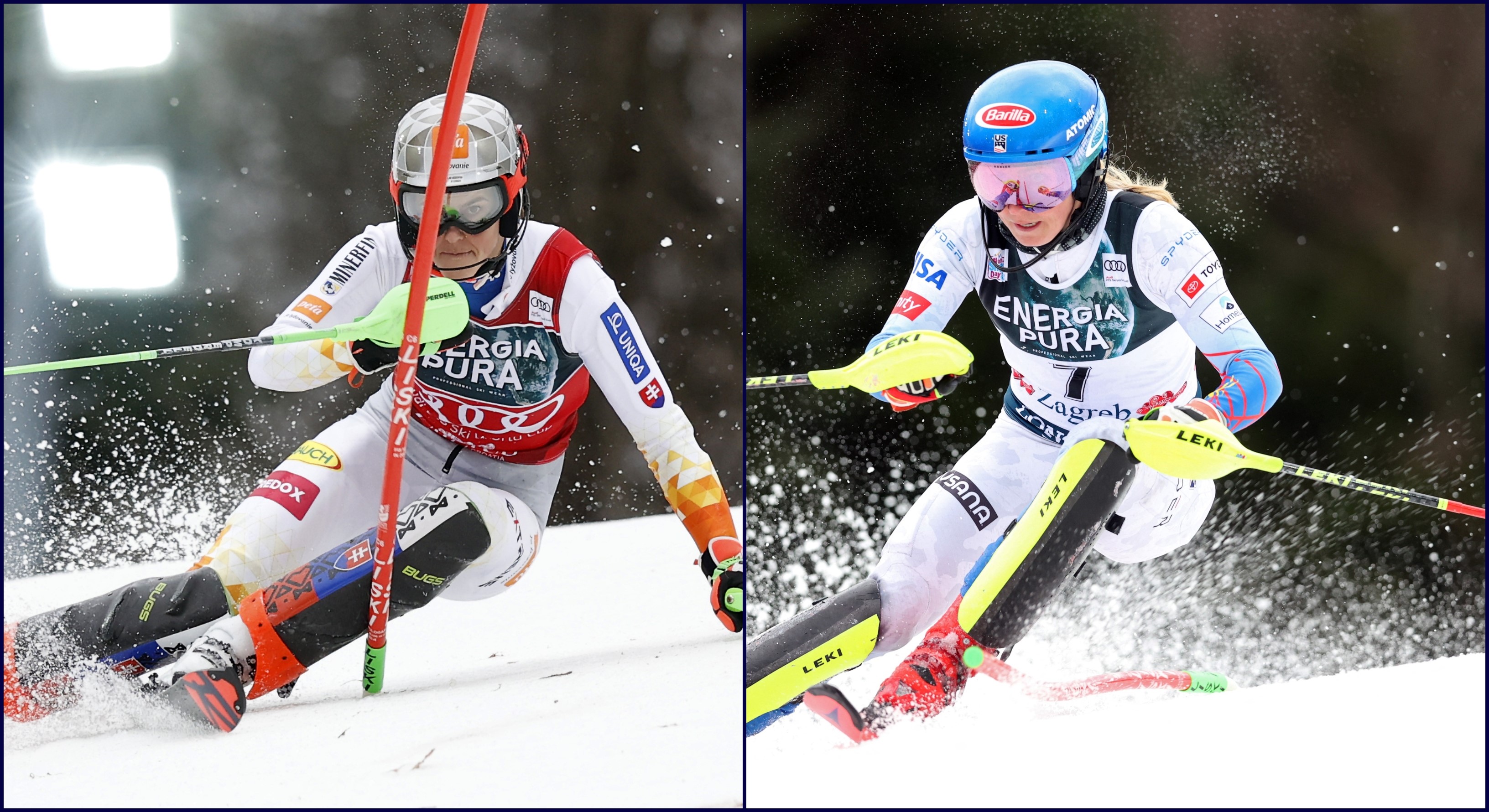 Vlhova vs Shiffrin - Zagreb