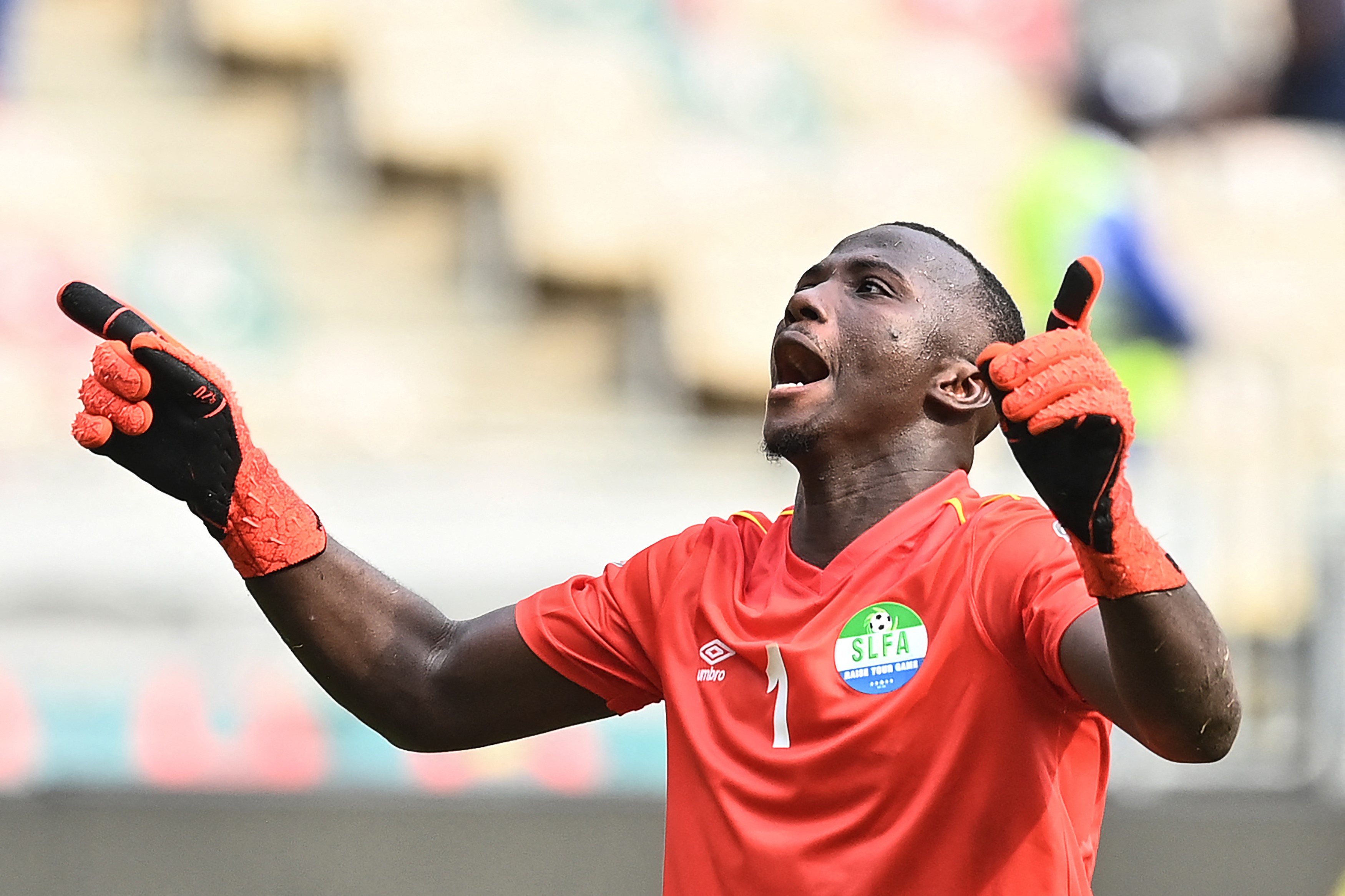 Algeria-Sierra Leone, Coppa d'Africa 2021 (11 gennaio 2022): Il portiere della Sierra Leone Mohamed Kamara (Getty Images)