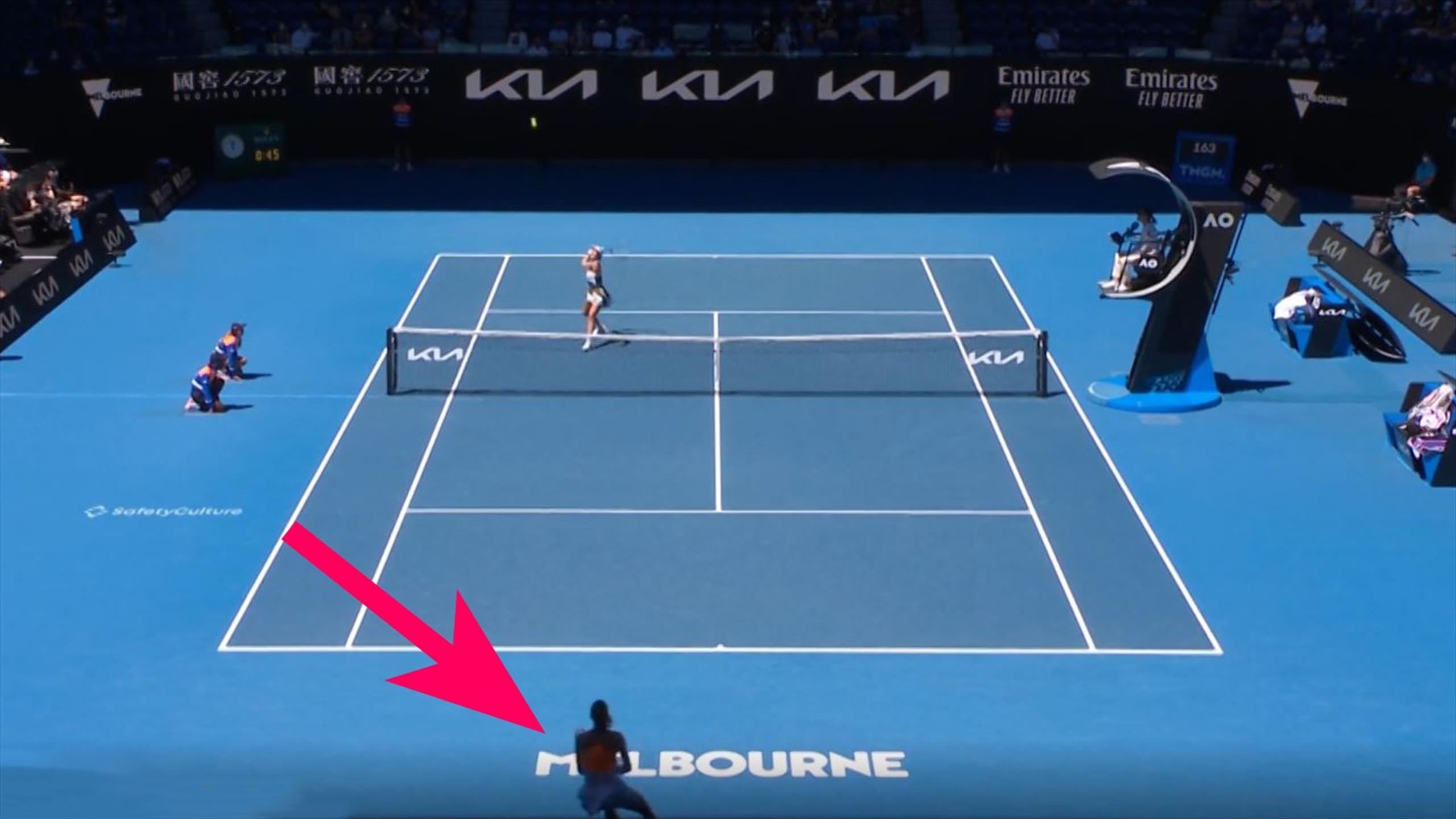 Australian Open 2022 Alizé macht Punkt aus der Defensive gegen