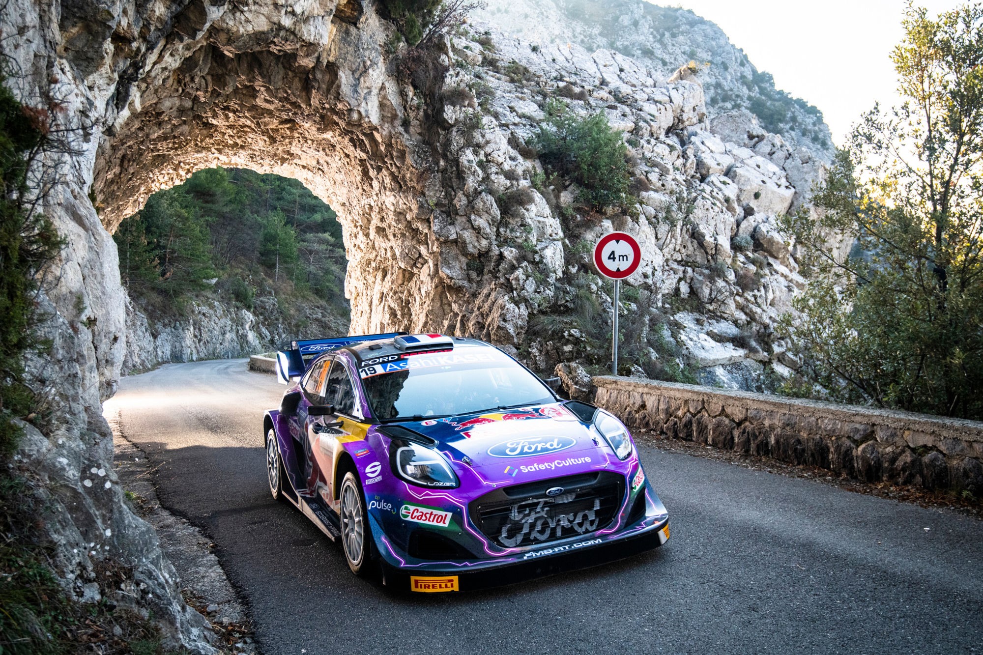 Sébastien Loeb et Isabelle Galmiche (Ford M-Sport) au Rallye Monte-Carlo 2022