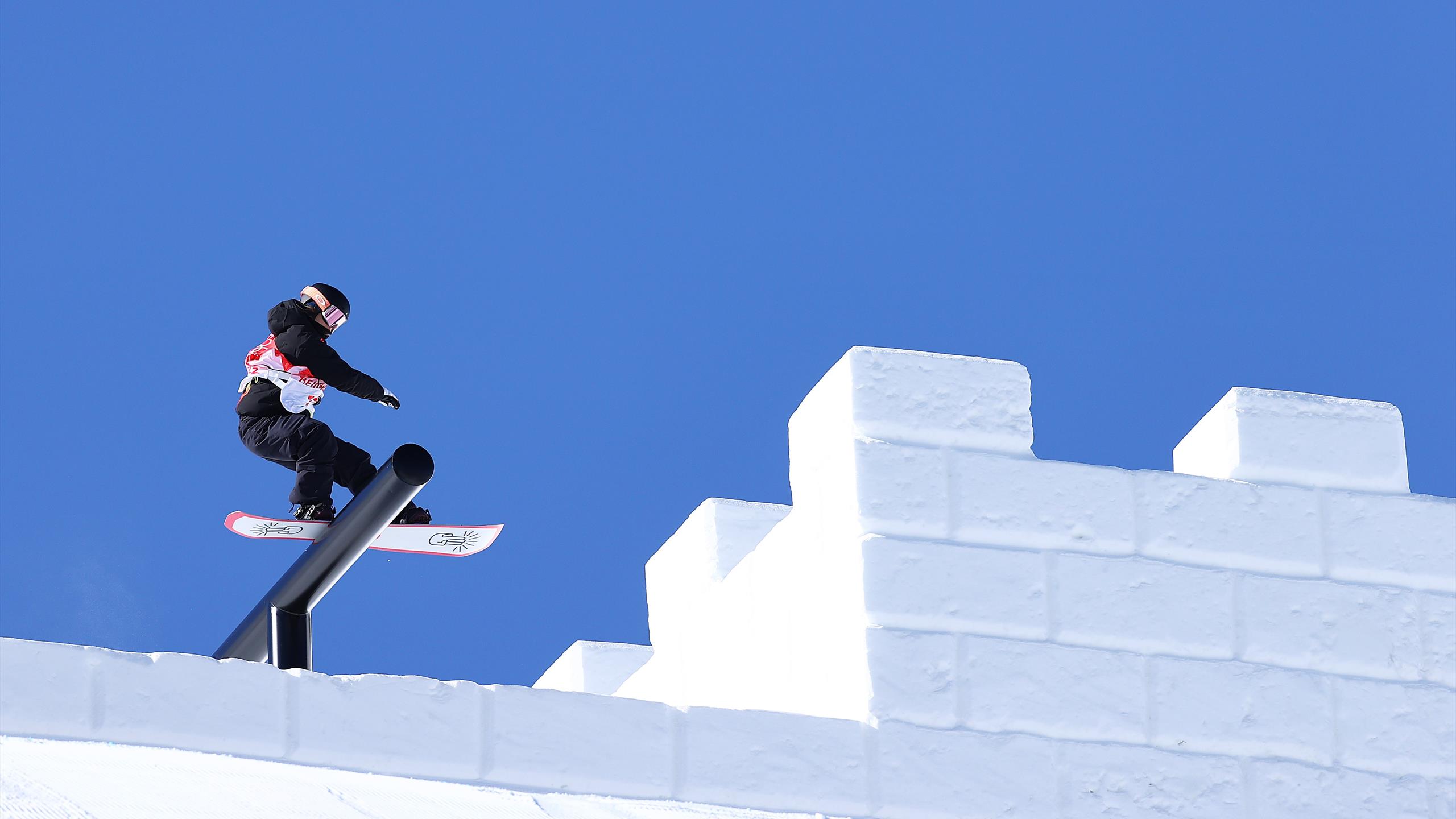 Olympia 2022 Snowboard Annika Morgans Bester Run Im Slopestyle Finale