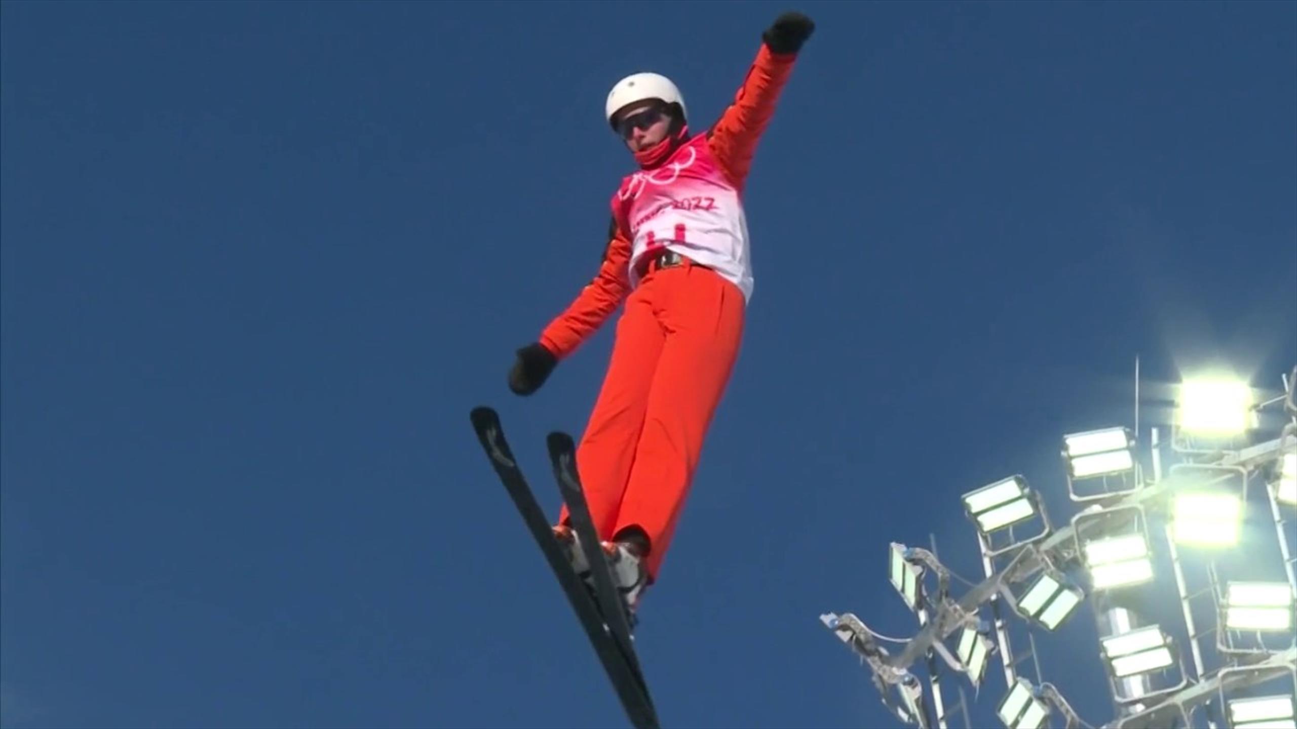 Emma Weiß verpasst das Finale im Aerials der Frauen Bester Sprung in