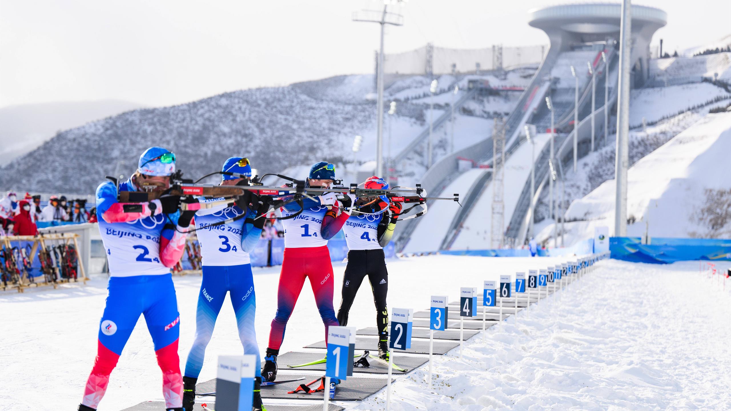 Olympia 2022 Deutschlands BiathlonStaffel der Männer um Doll und