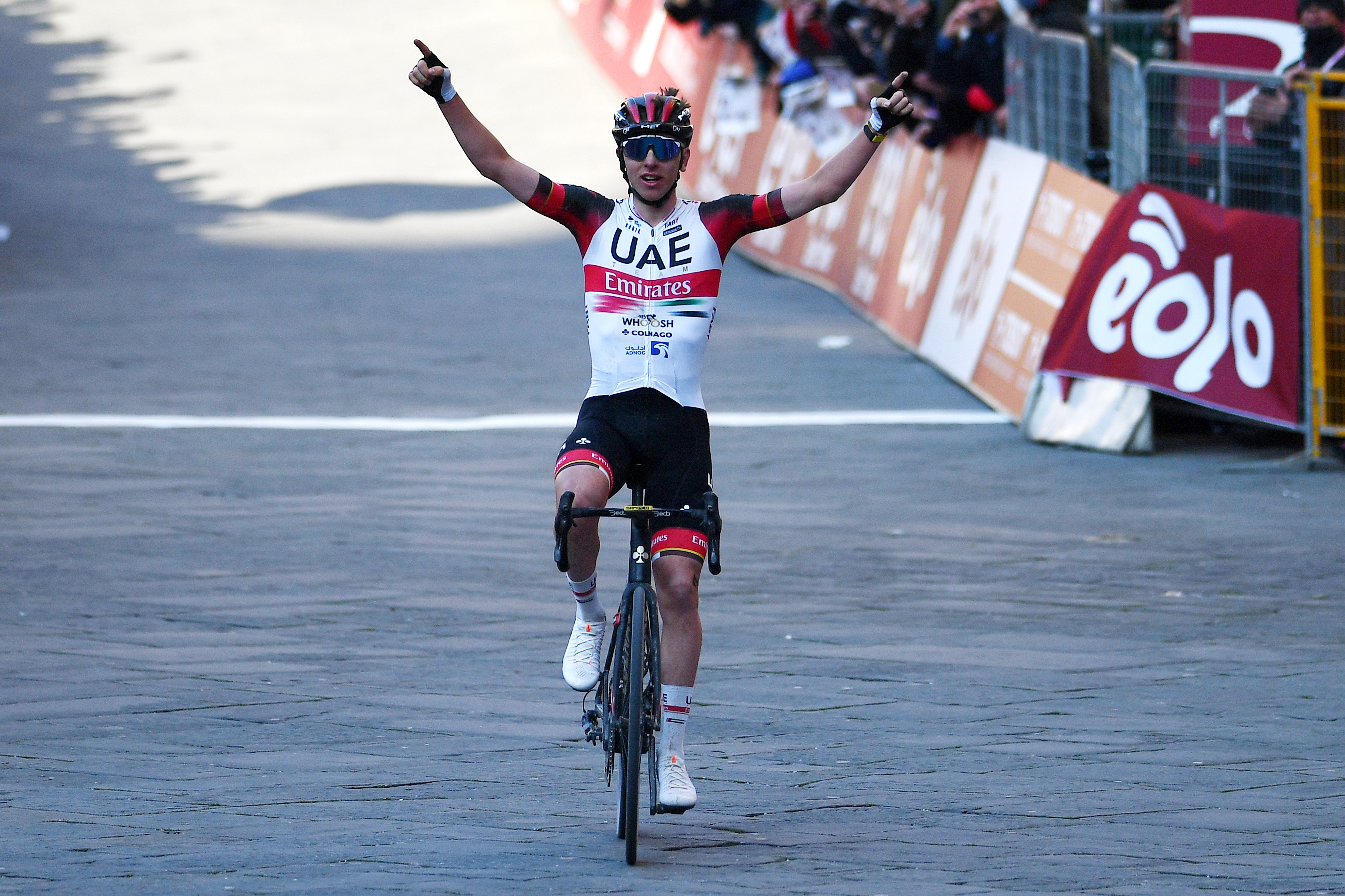 Pogacar wins the Strade Bianche