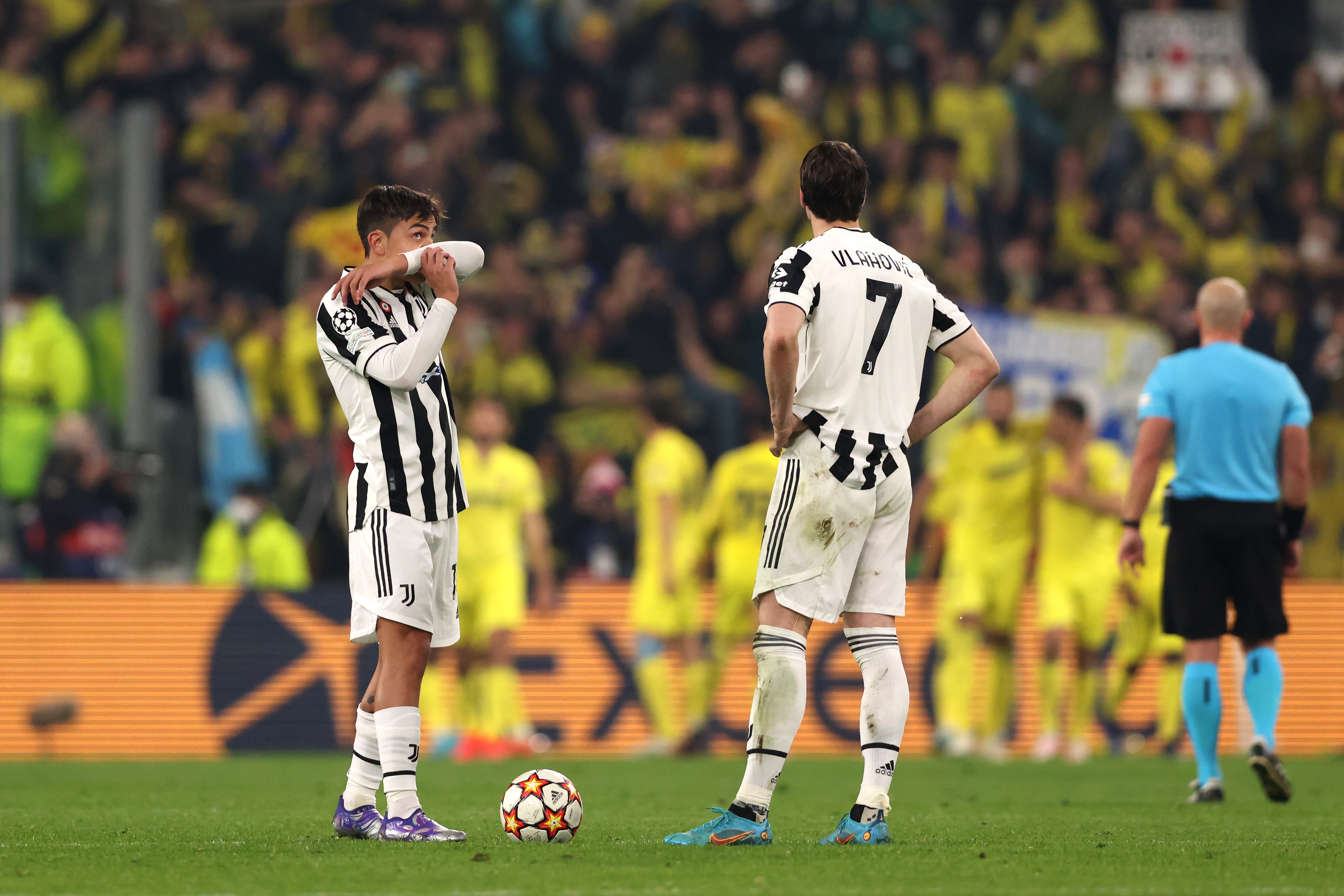 Dybala and Vlahovic disappointed, Juventus-Villarreal