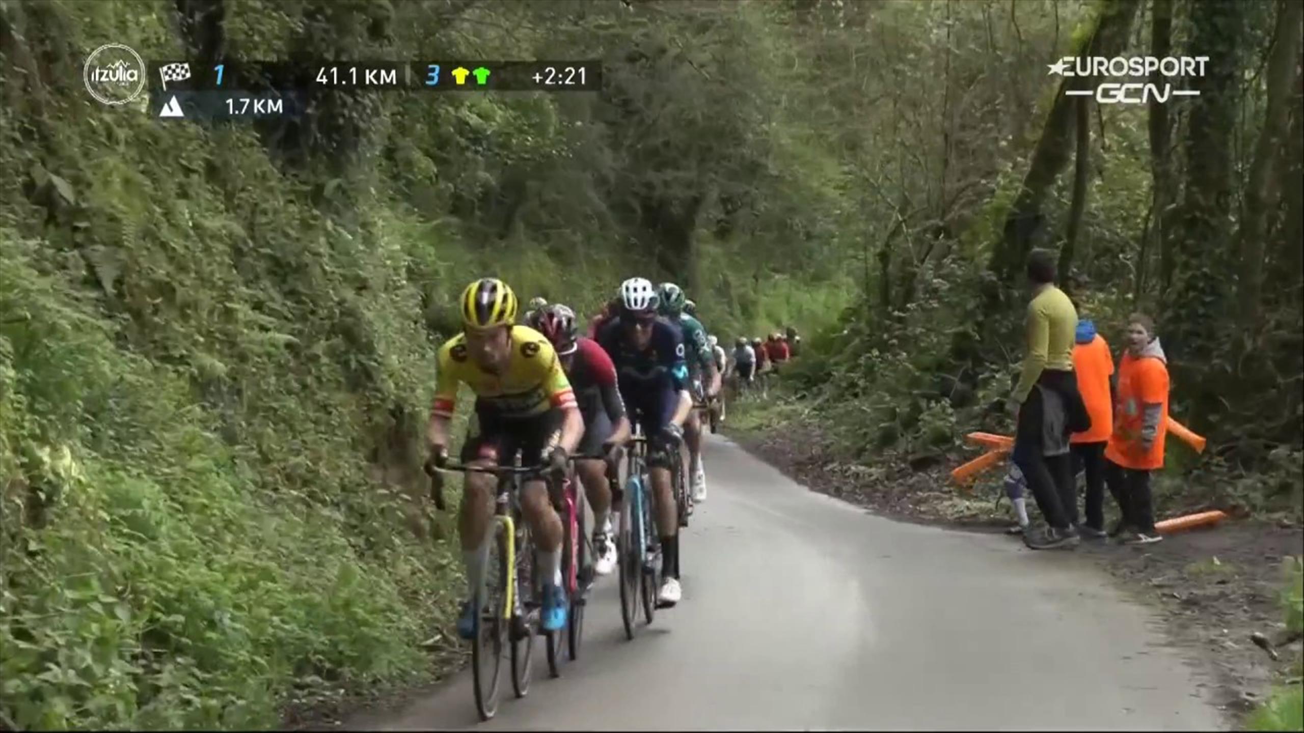 Giro dei Paesi Baschi Quando parte Roglic fa male a tutti Evenepoel