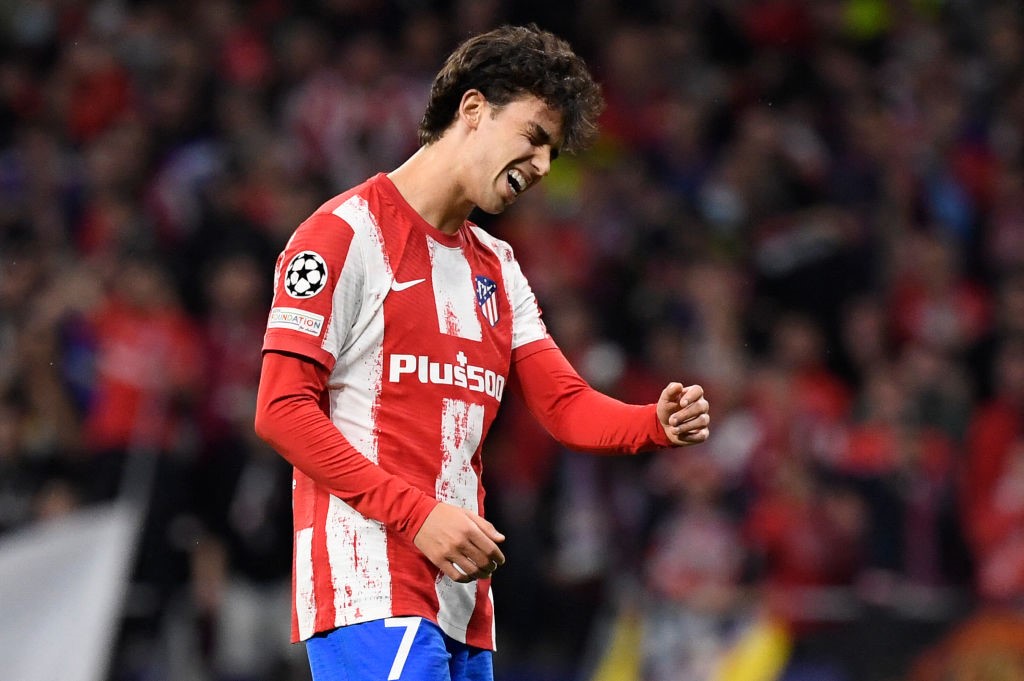 Joao Felix durante Atletico Madrid-Manchester City - Champions League 2021-22