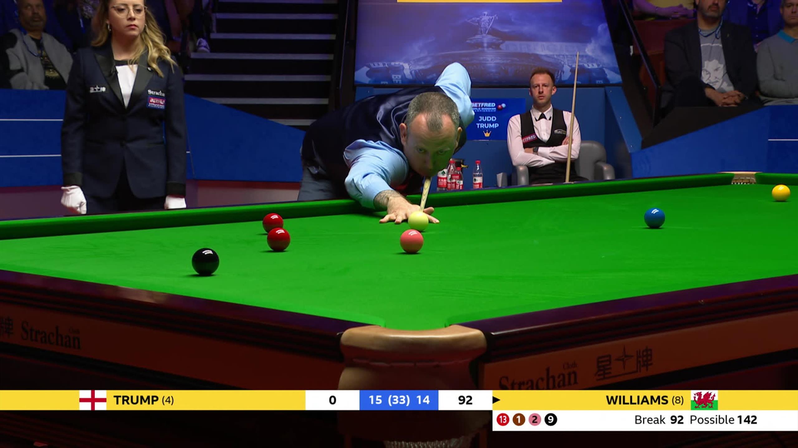 Pour l'histoire Williams s'offre un 16e century dans ce Championnat