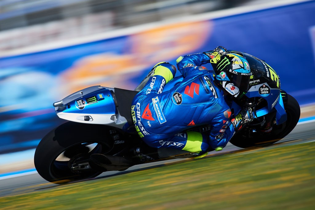 Joan Mir (Team Suzuki) lors du Grand Prix d'Espagne 2022