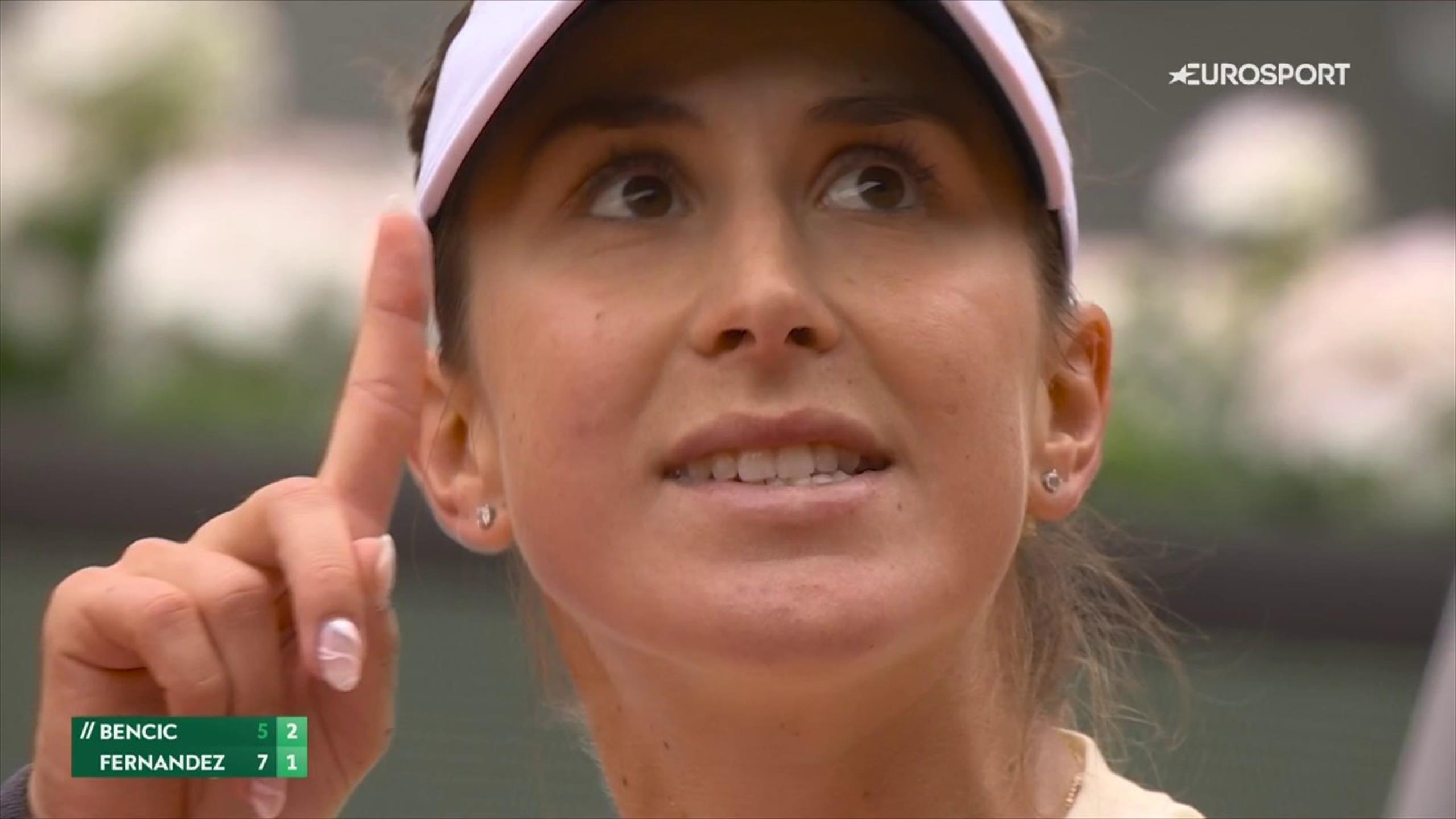  You Have To Be Fair Furious Belinda Bencic Rows With Umpire Over