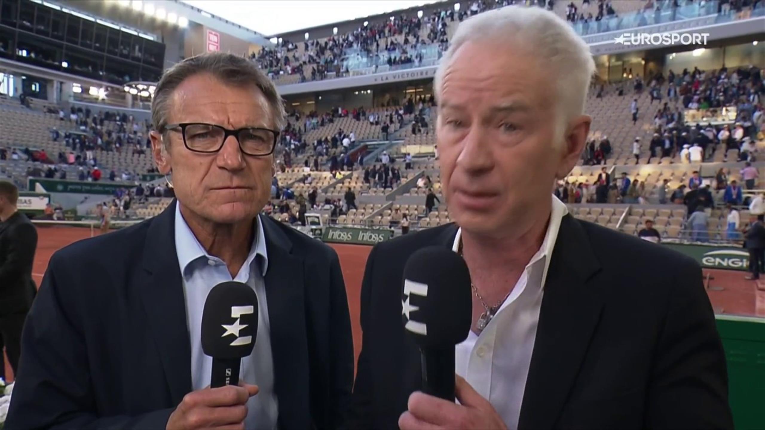 'Unbelievable, awesome' John McEnroe, Mats Wilander and Tim Henman