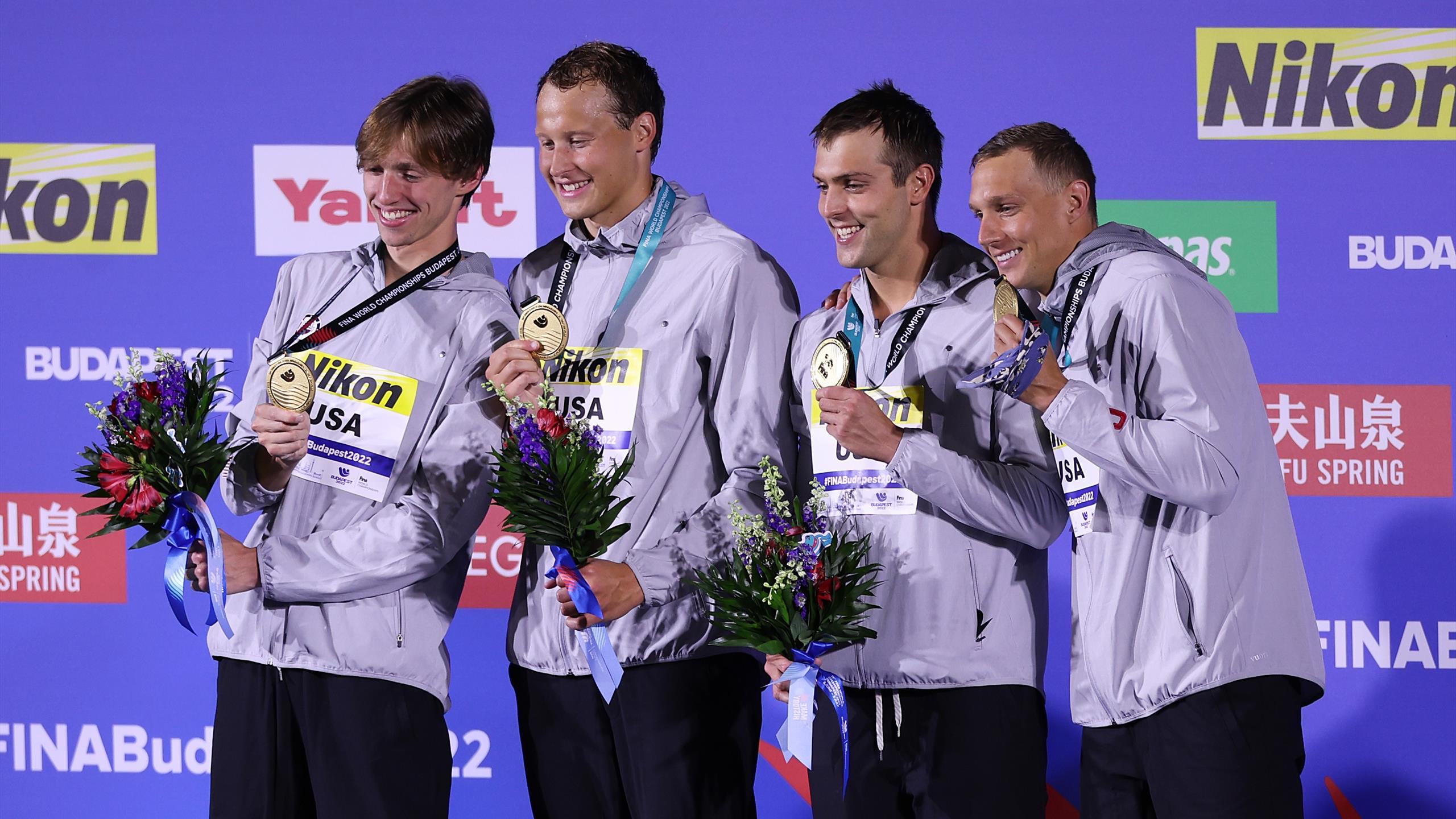 CHAMPIONNATS DU MONDE DE NATATION Les Américains de Dressel et les