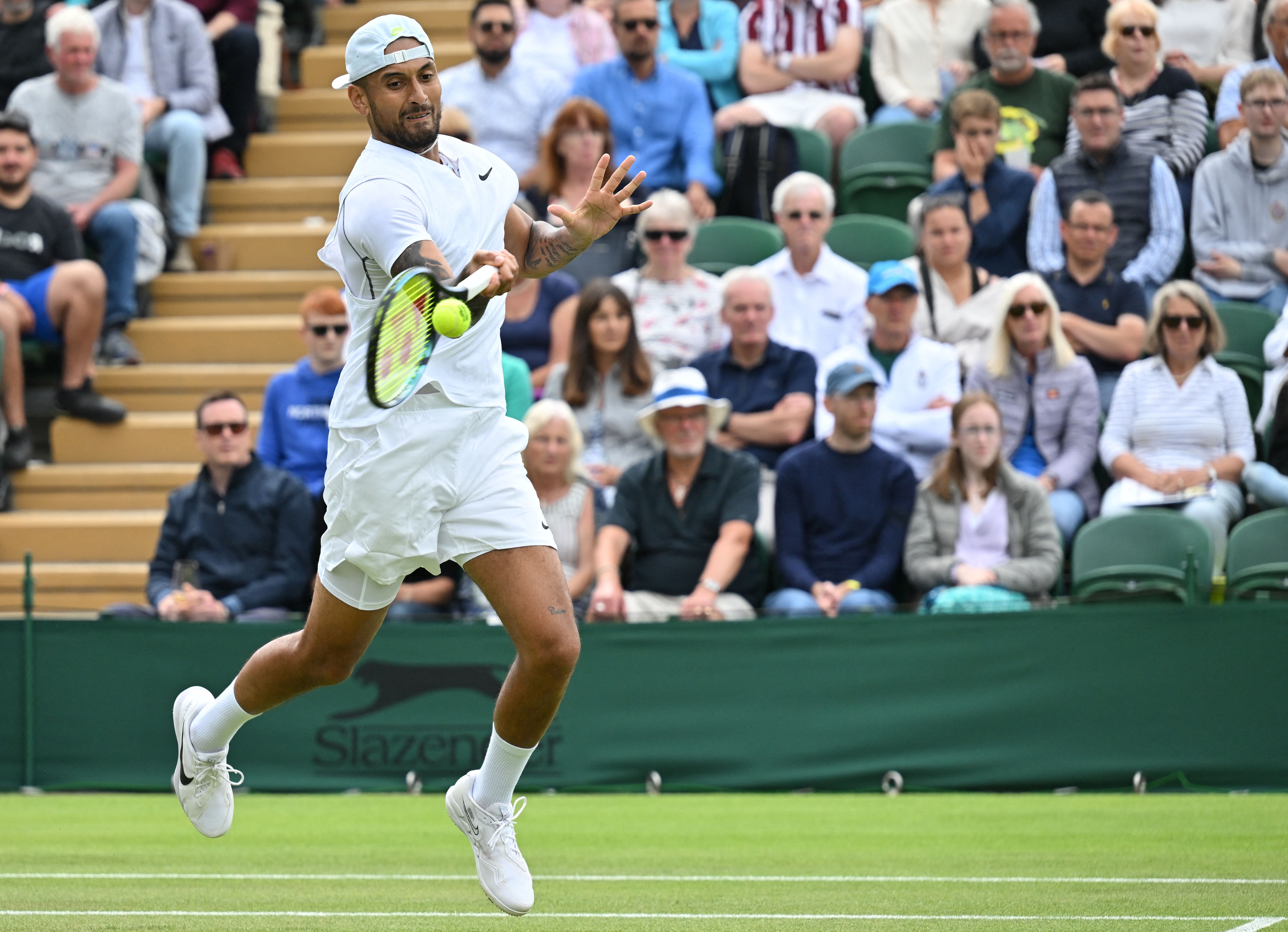 Nick Kyrgios in Wimbledon