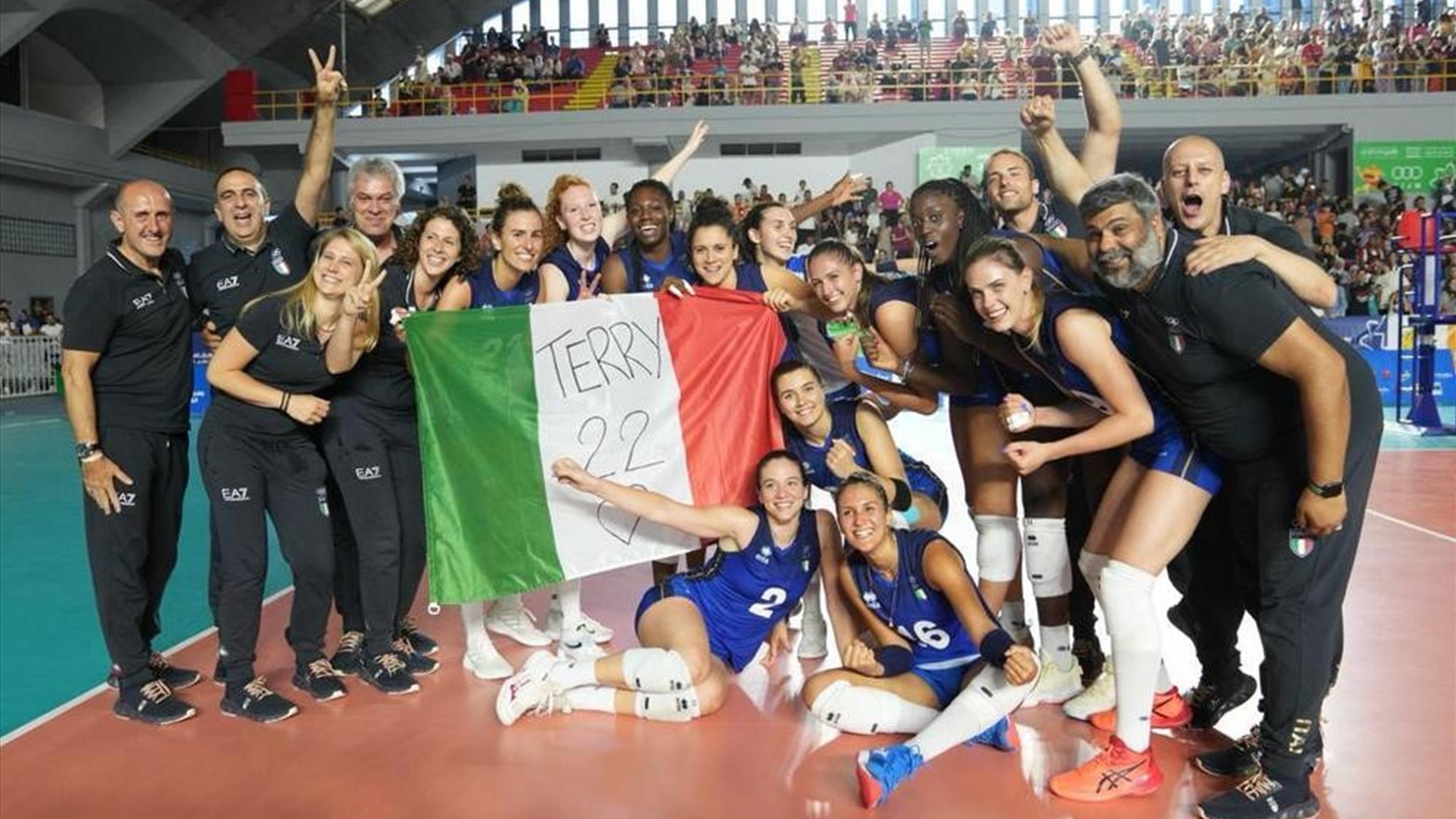 Pallavolo L'Italia femminile conquista la medaglia d'oro ai Giochi