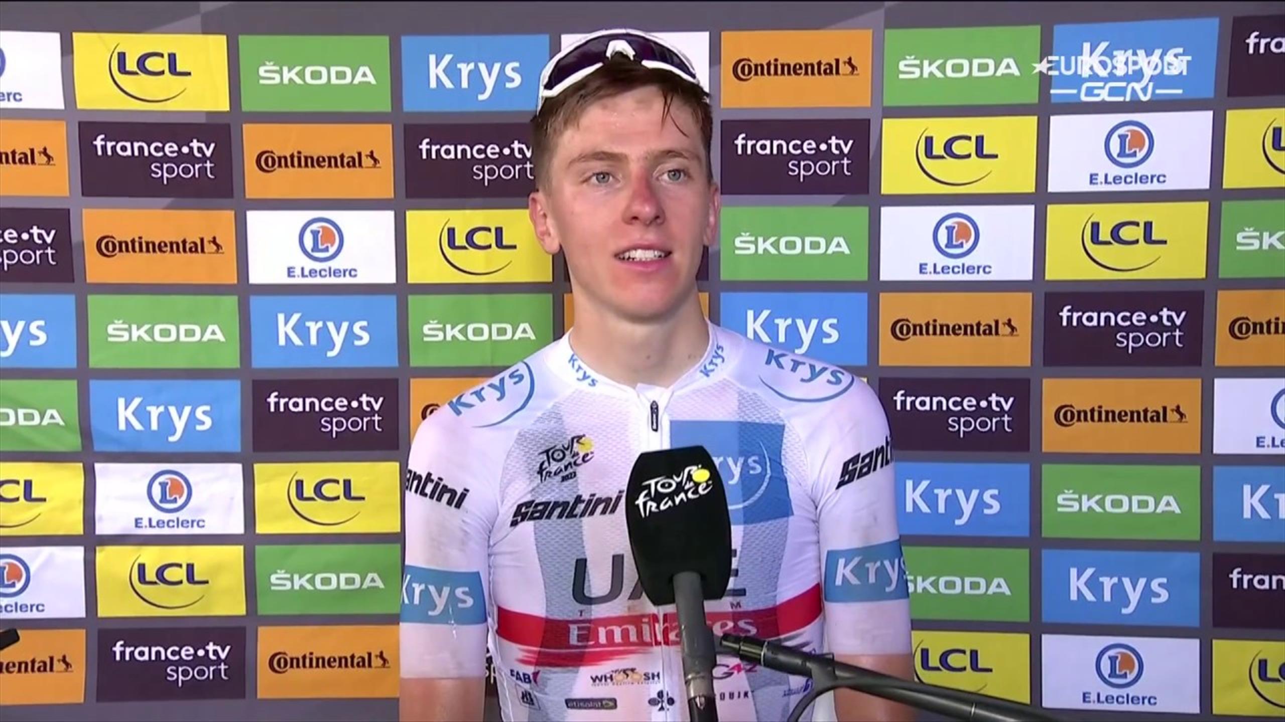 Tour de France Interview Pogacar na etappe 17 Wielrennen video Eurosport Tour de France Interview Pogacar na etappe 17 Wielrennen video Eurosport