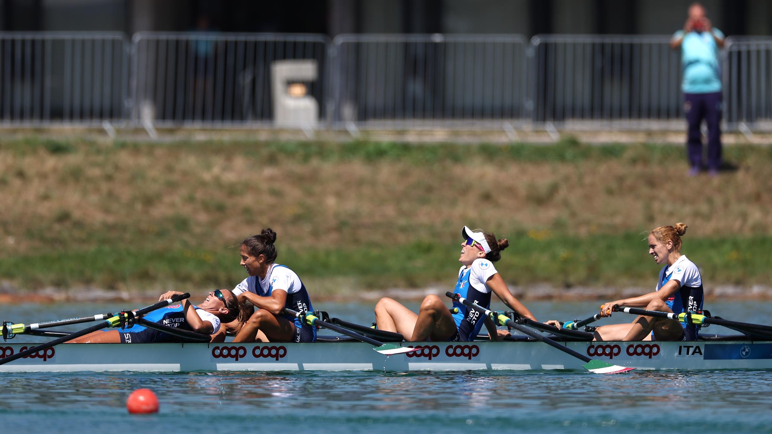 Canottaggio, Europei nei pesi leggeri il quattro di coppia femminile è