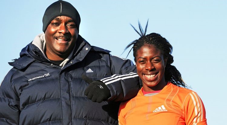 Lloyd Cowan és Christine Ohuruogu - forrás: englandathletics.org